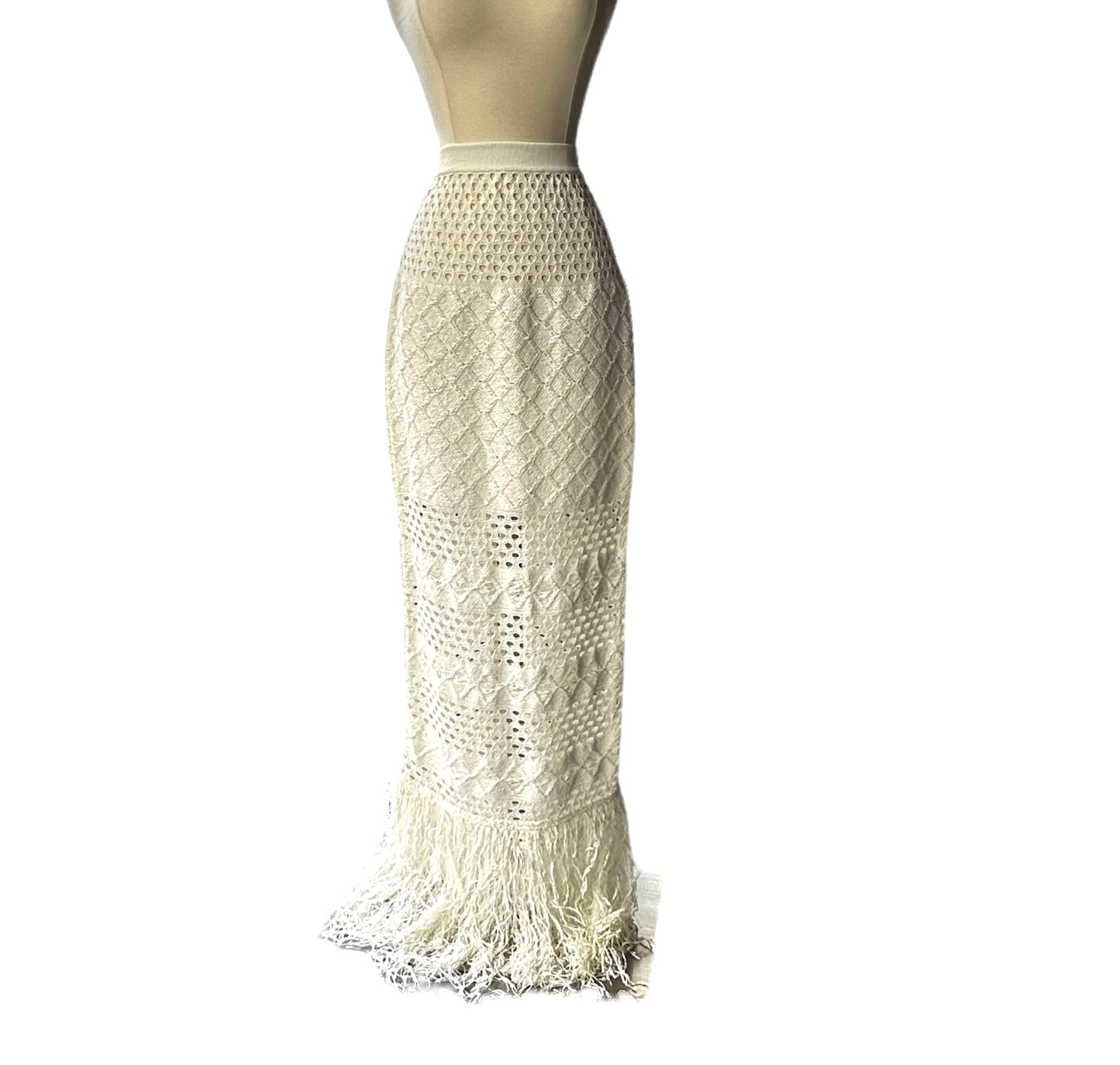 Cream Skirt and Top - S