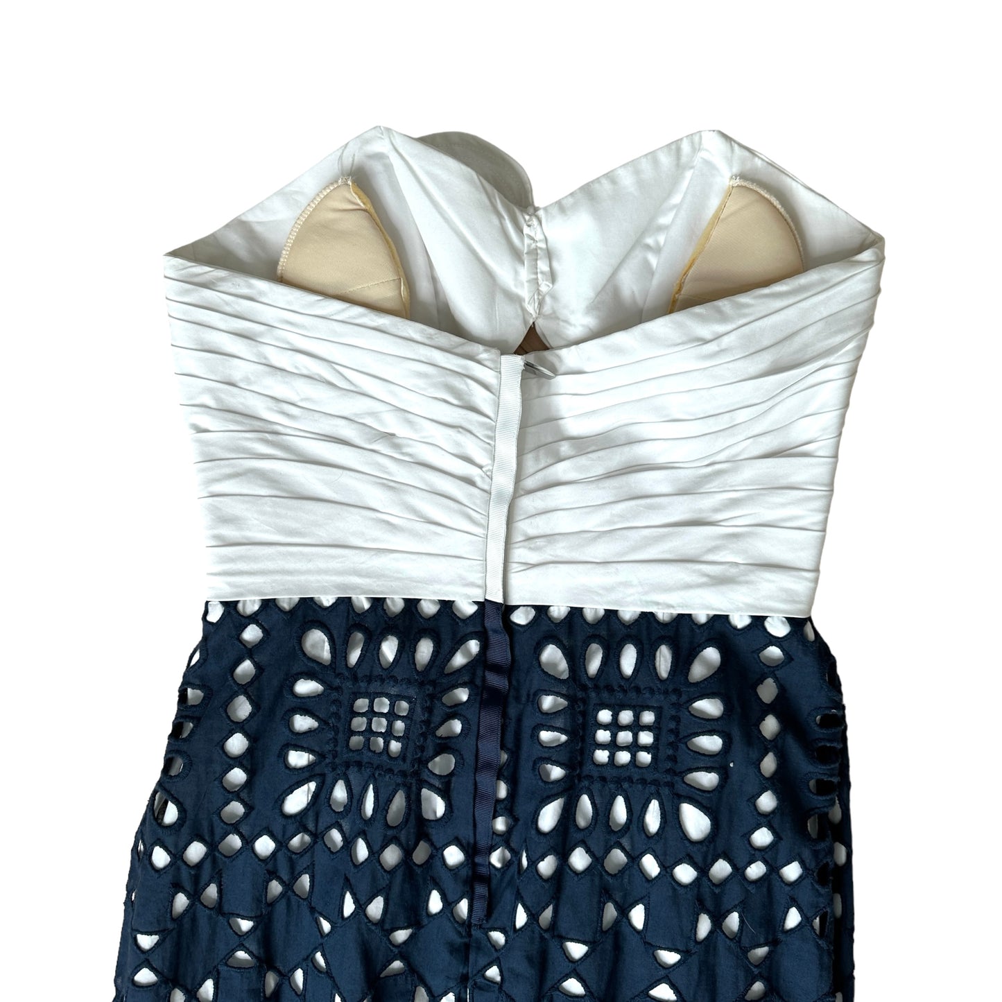 Navy & White Mermaid Dress - S