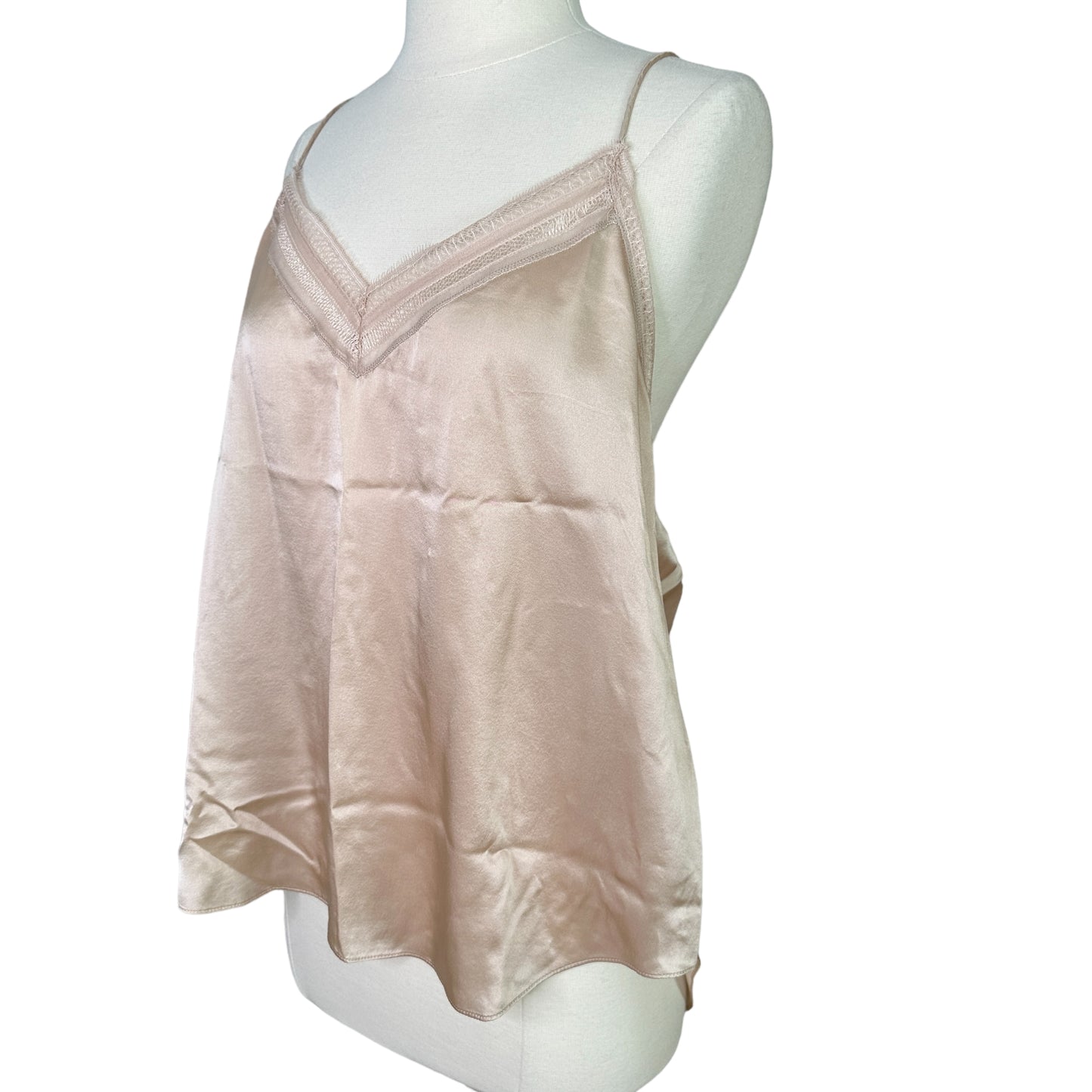 Light Pink Silk Cami - L