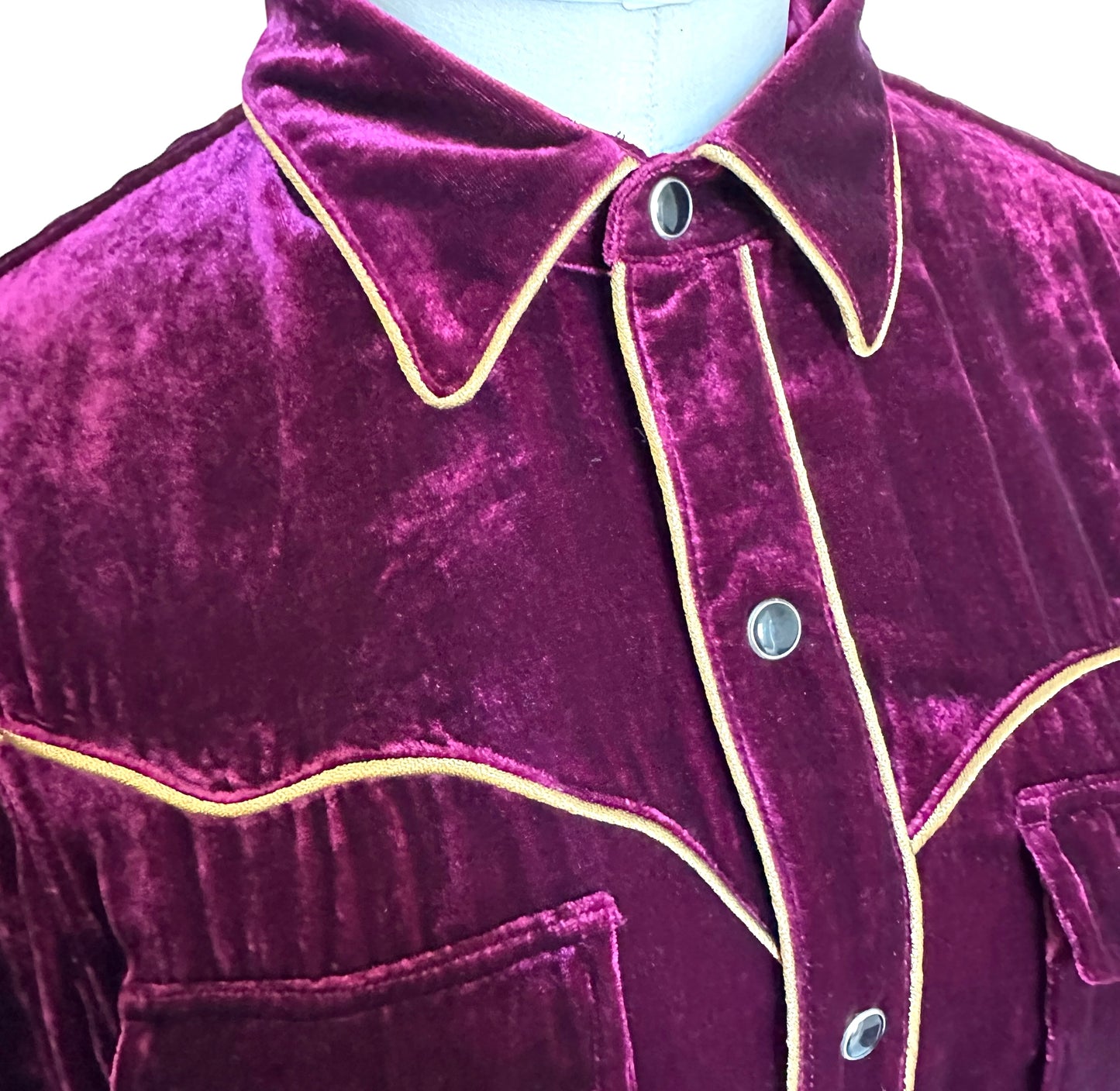 Purple Velvet Dress - XS