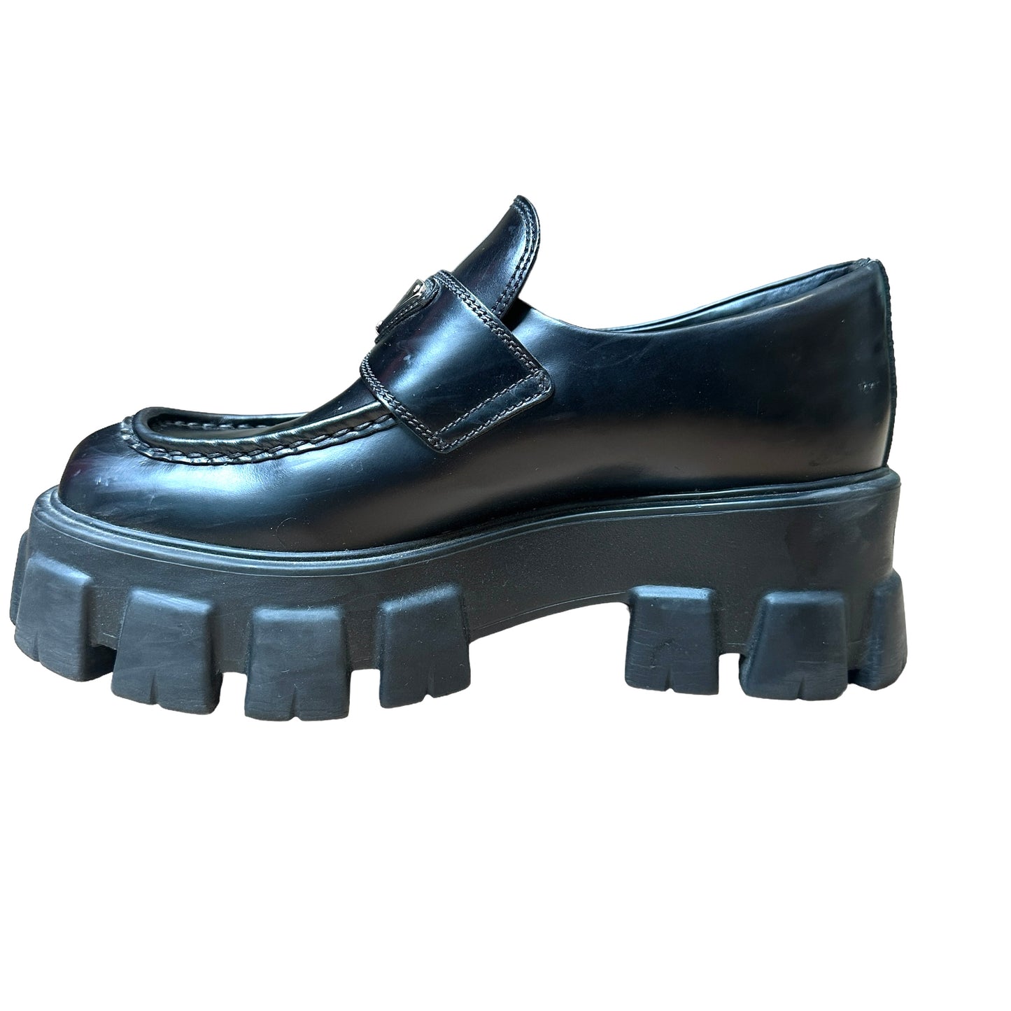 Black Chunky Loafers - 7.5