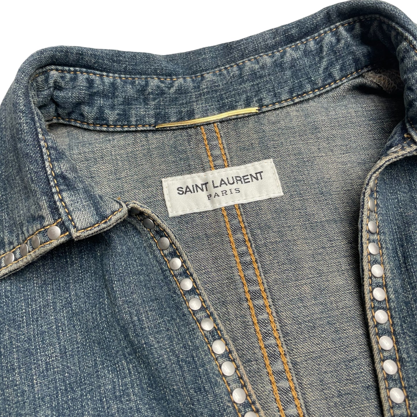 Blue Wash Denim Dress - M