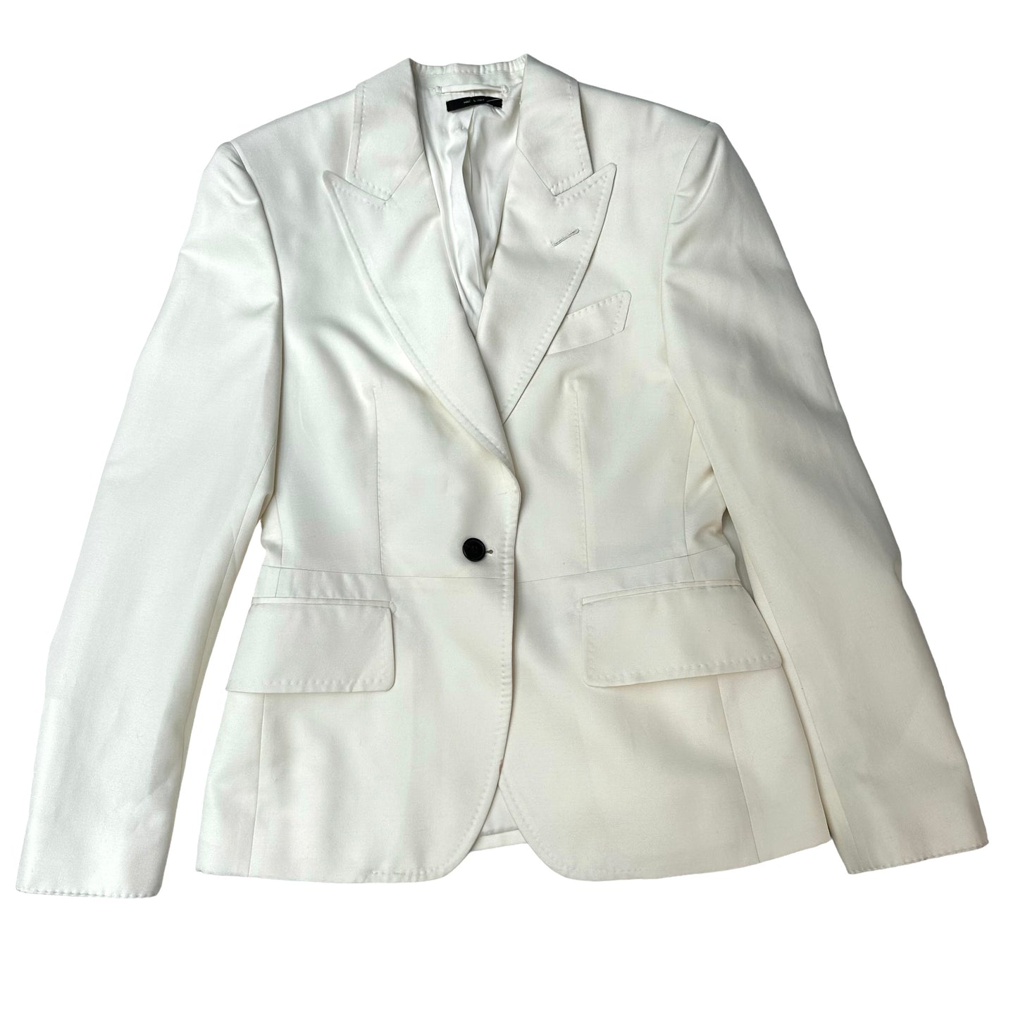 White Skirt Suit - L