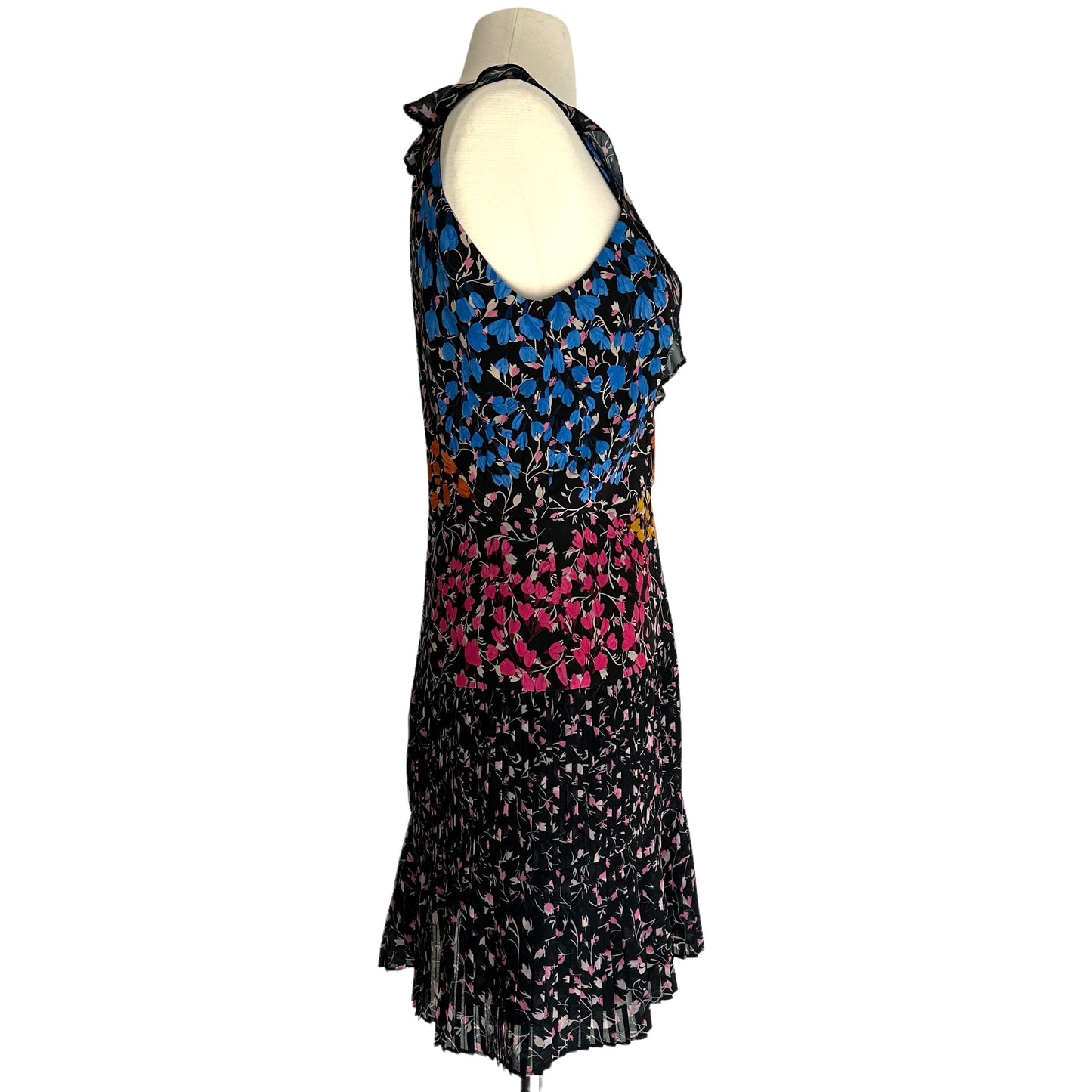 Black Floral Dress -  S