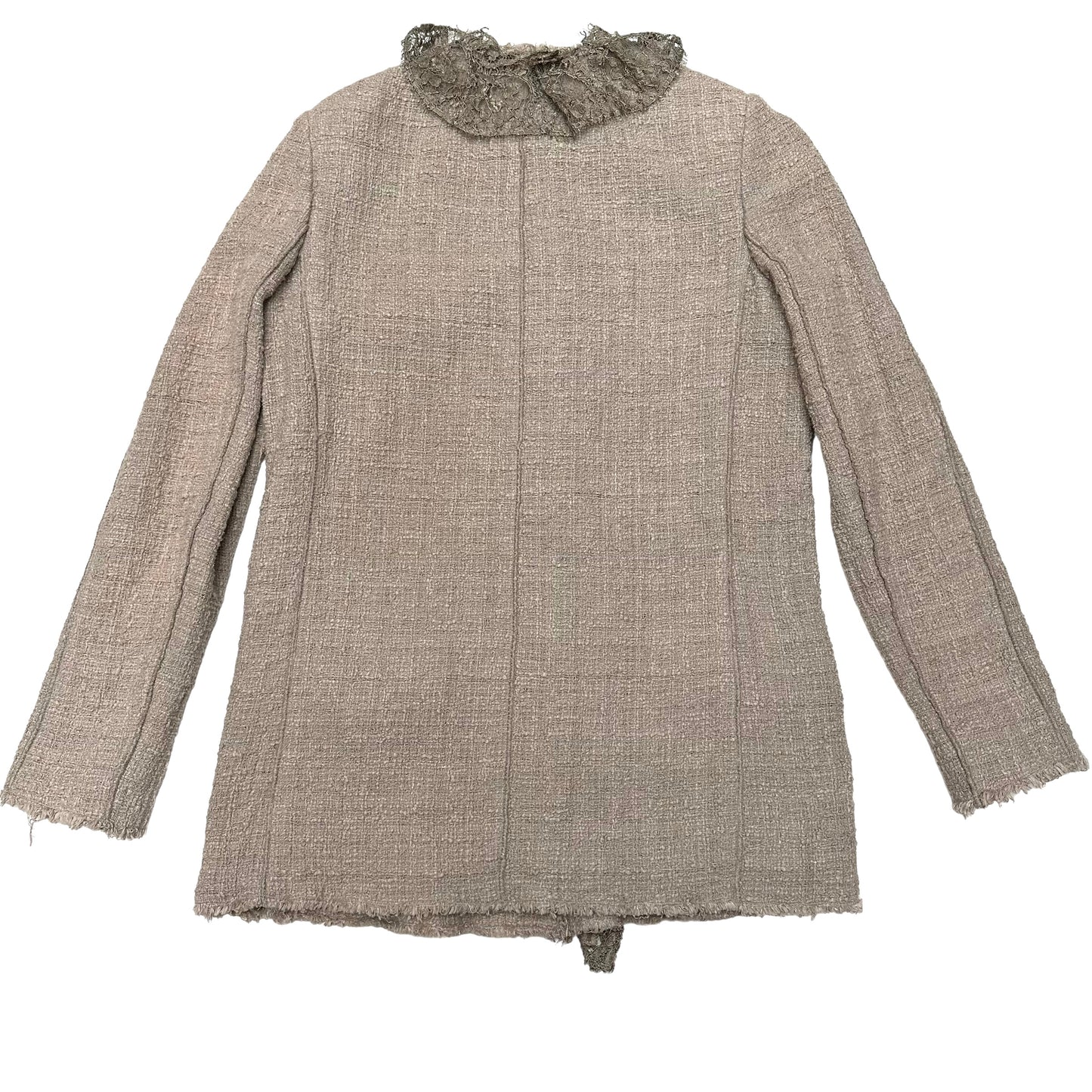 Blush Laced Blazer - L