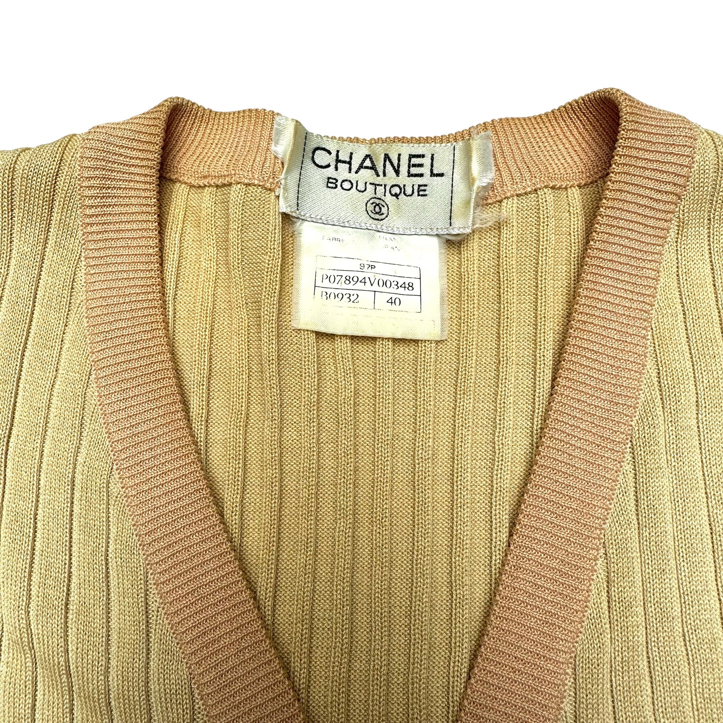 Beige Vintage Top - M