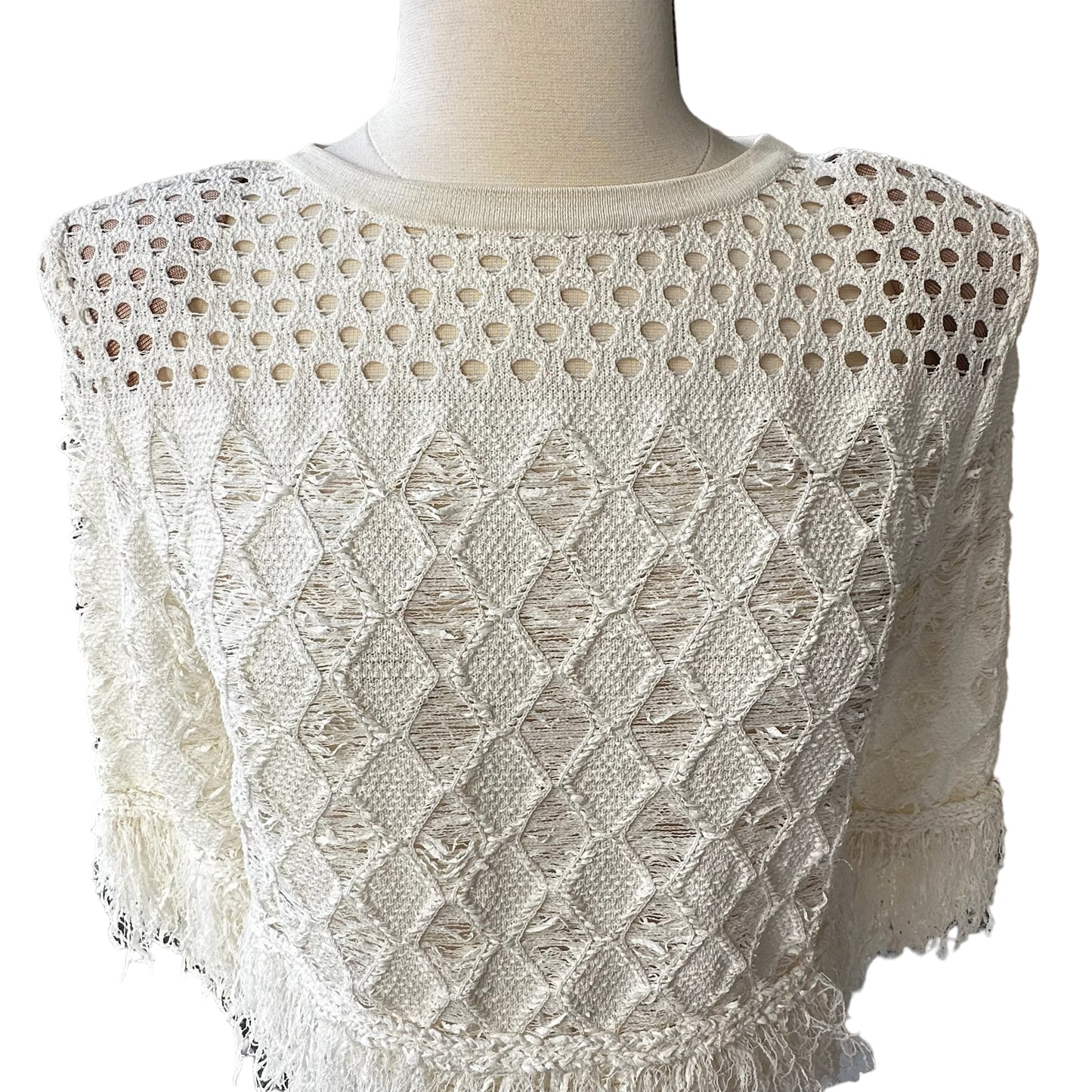 Cream Skirt and Top - S