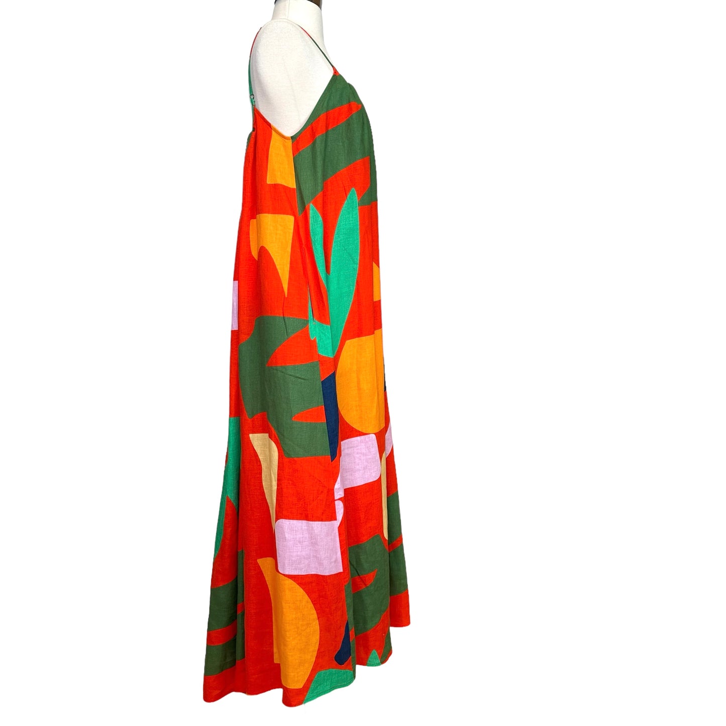 Maxi Linen Resort Dress - M