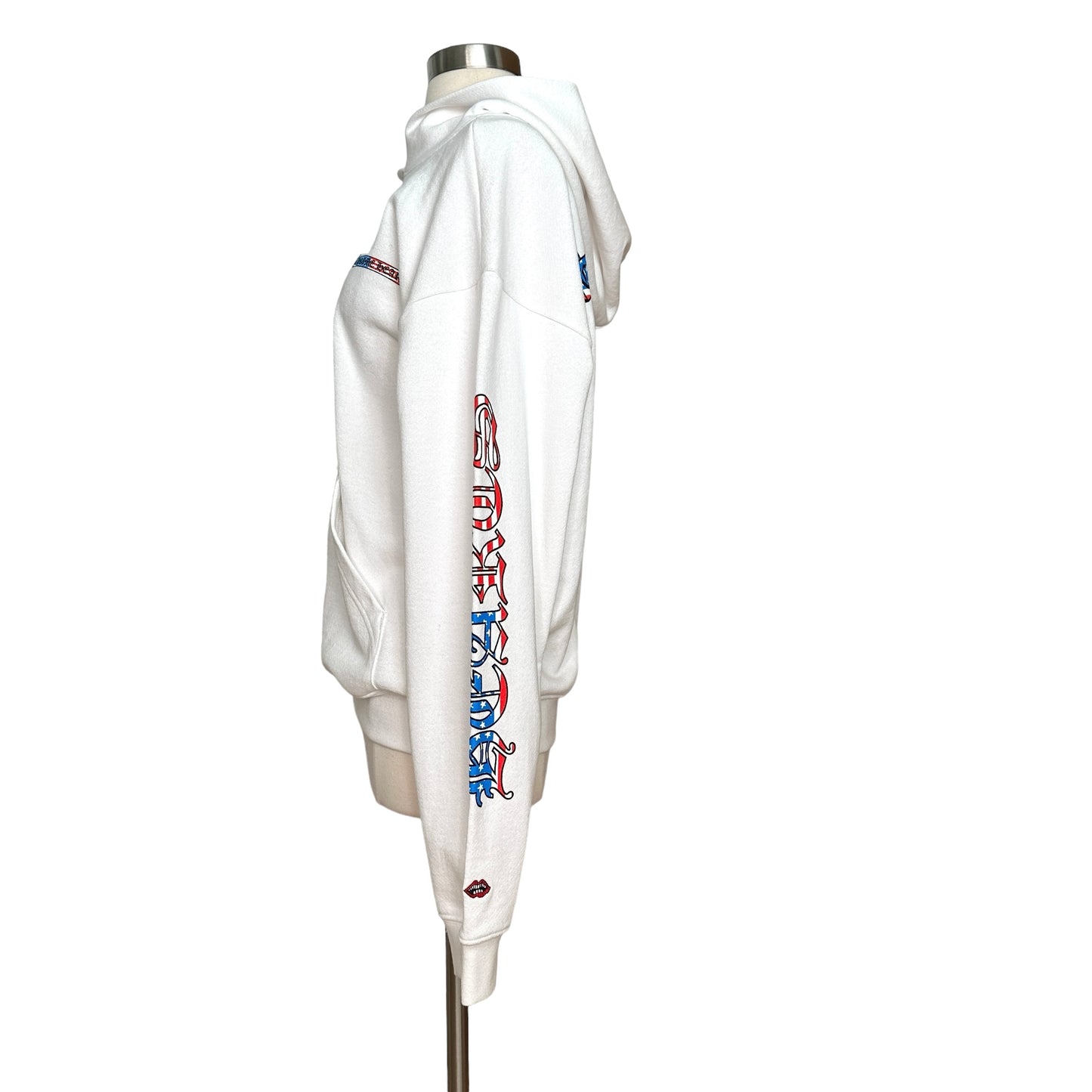 White Hooded Sweatshirt - M