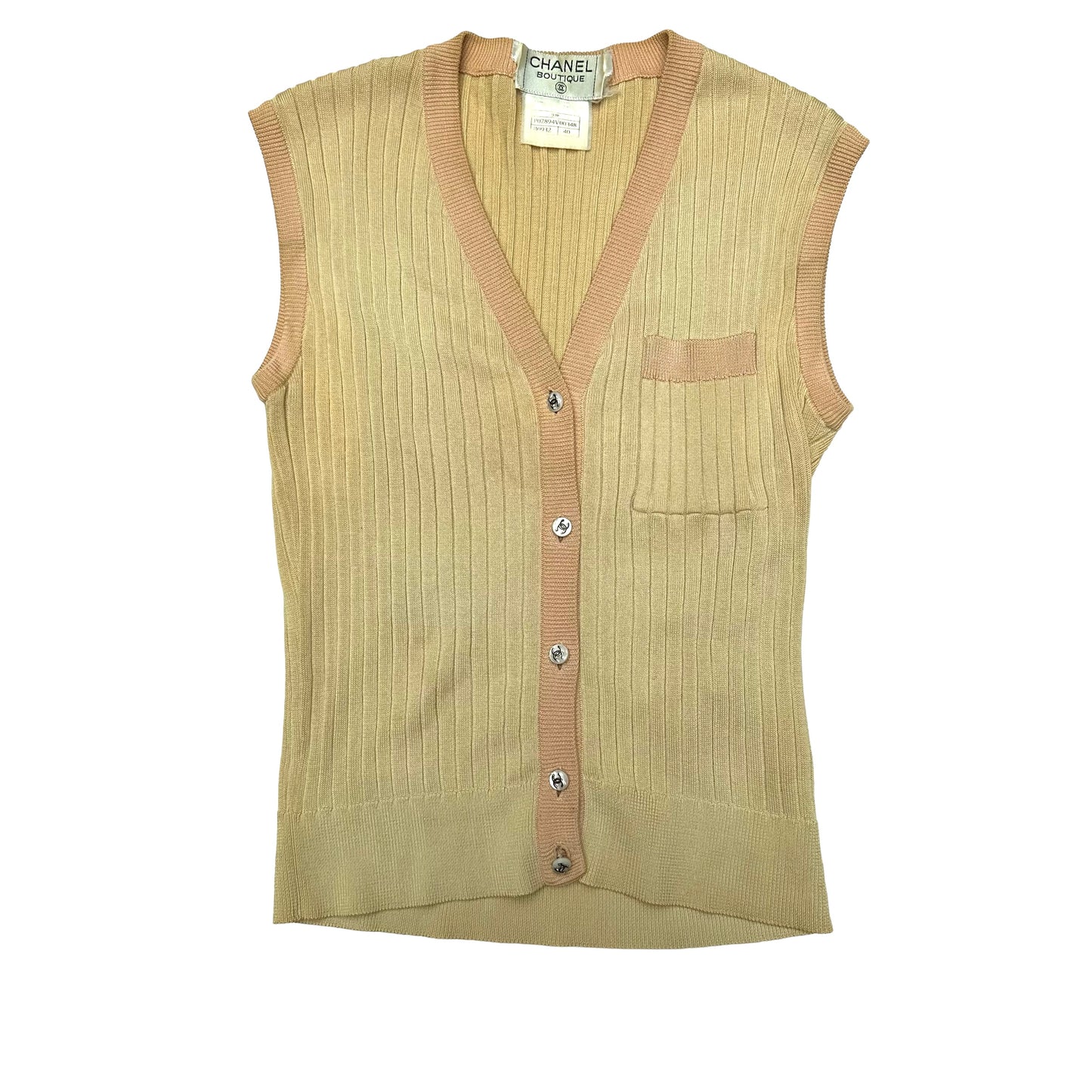 Beige Vintage Top - M