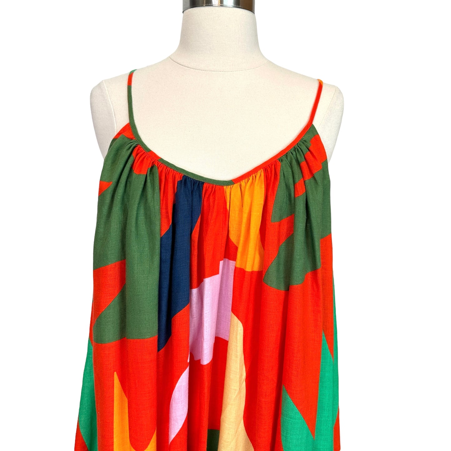 Maxi Linen Resort Dress - M
