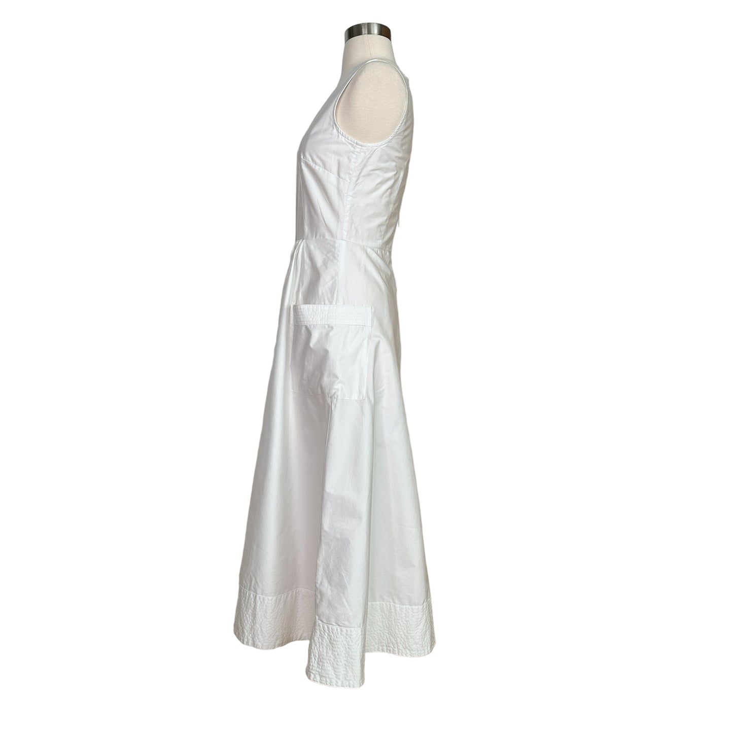 White Pockets Dress - XS