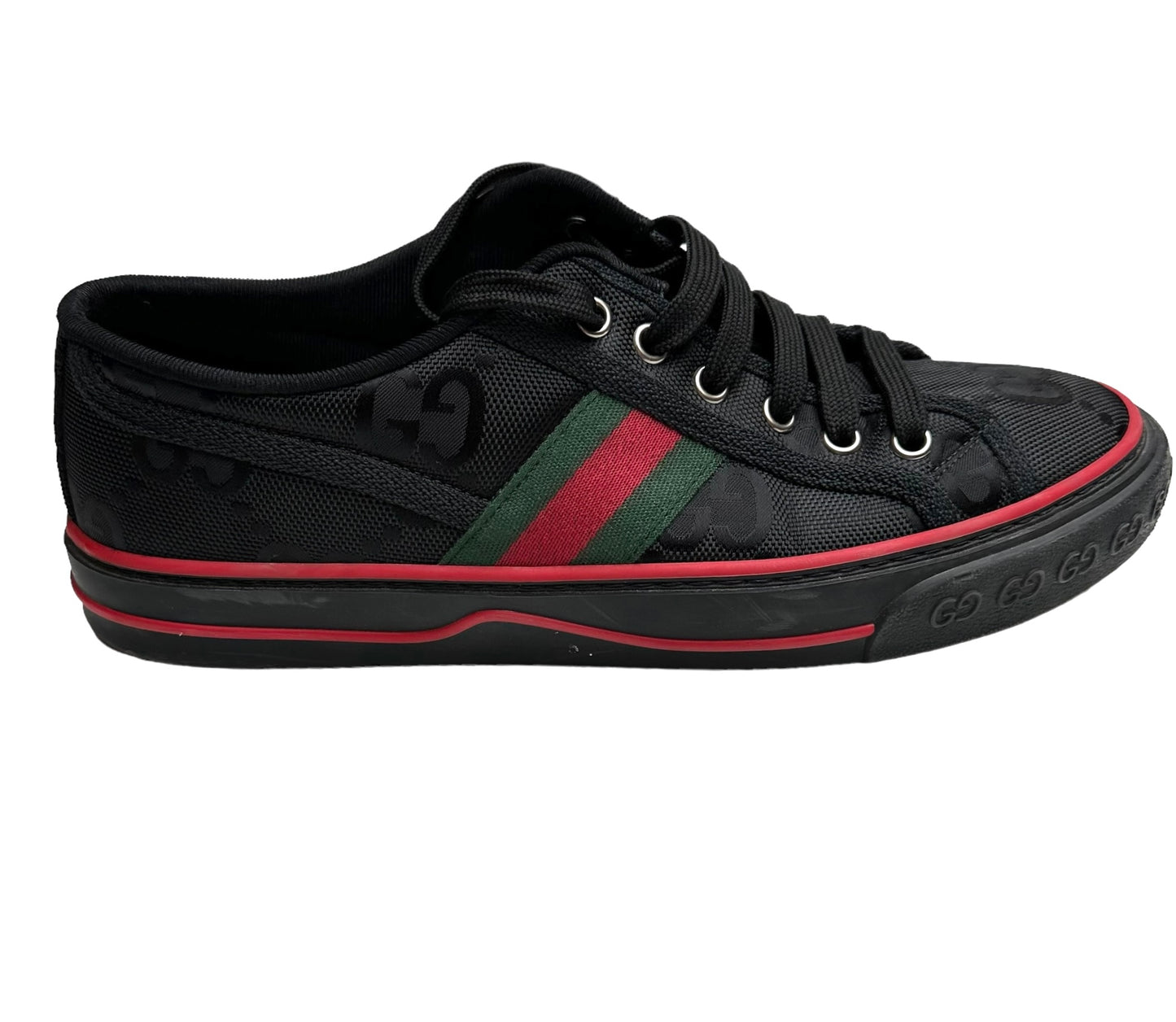 Monogram Black Sneakers - 8.5