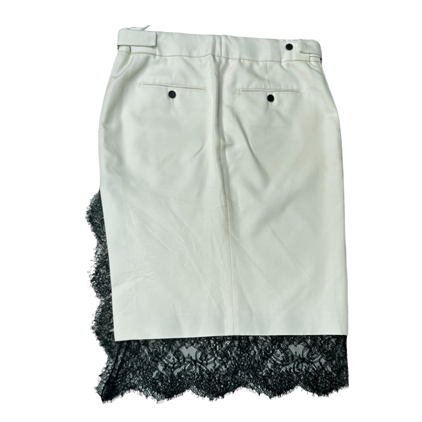 White Skirt Suit - L