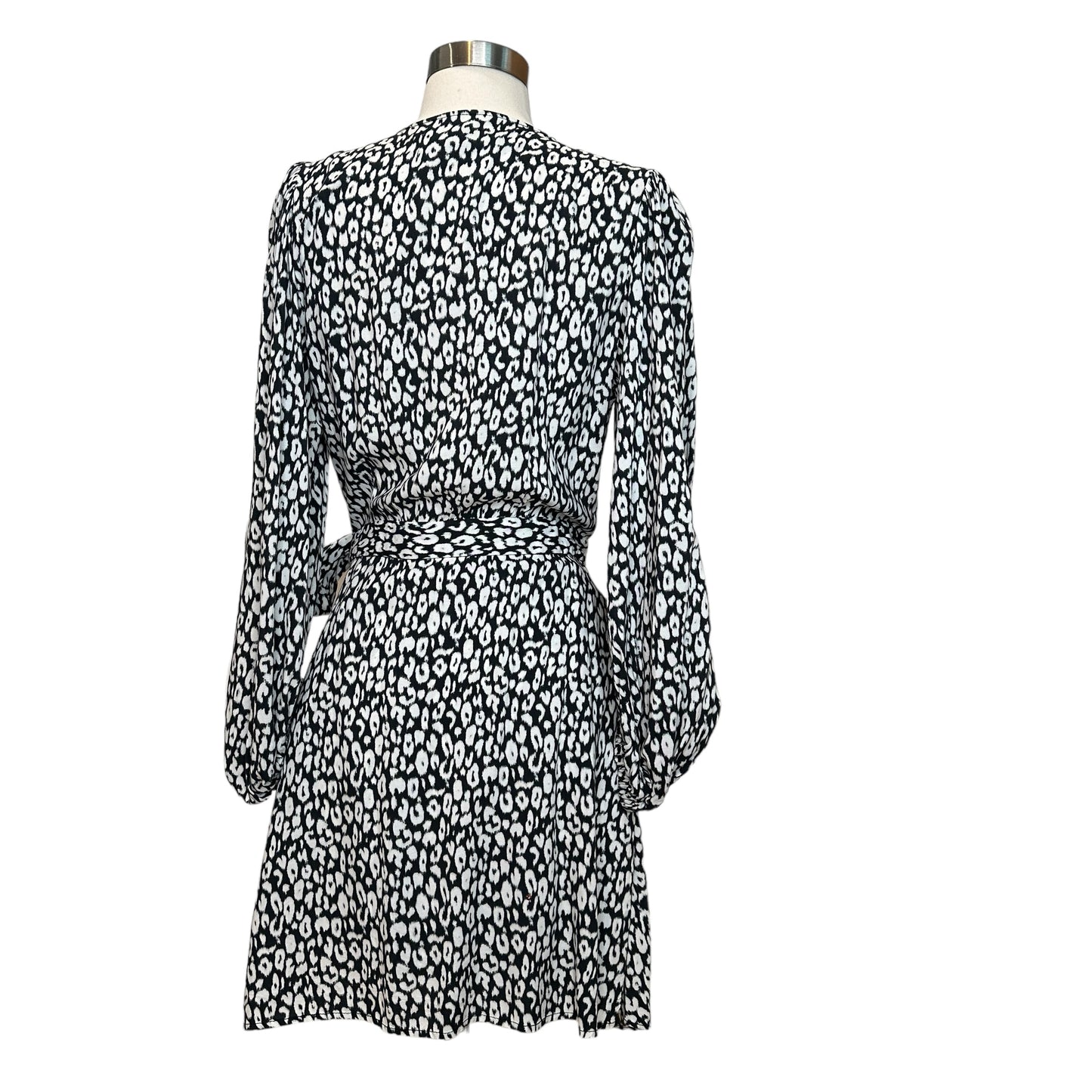 Black & White Leopard Dress - M
