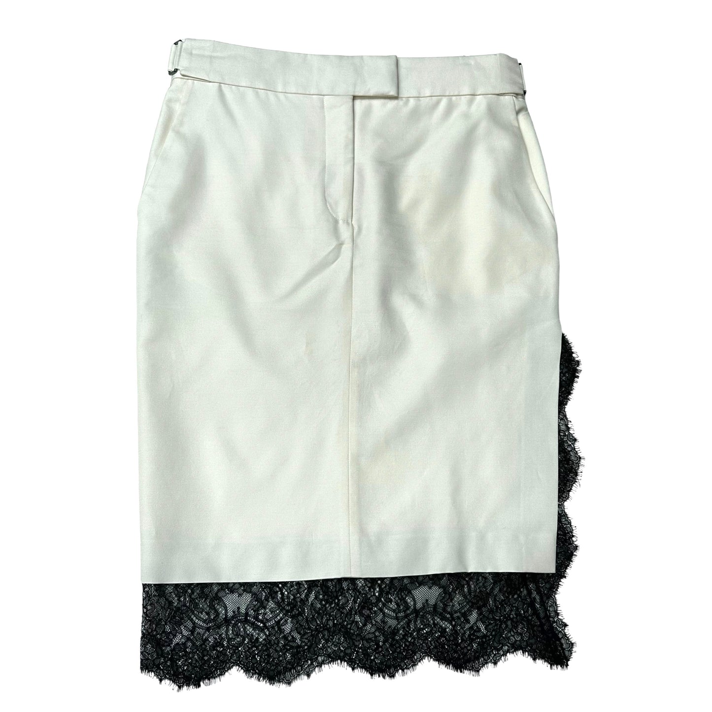 White Skirt Suit - L