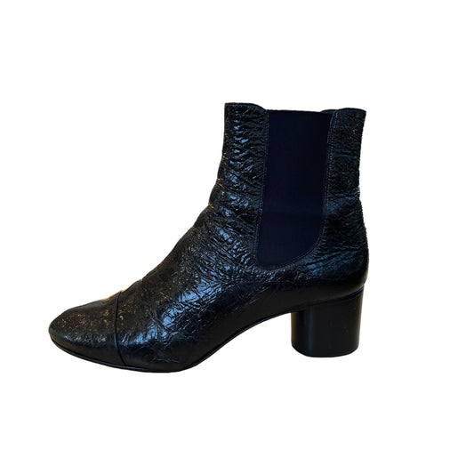 Patent Black Boots - 7.5