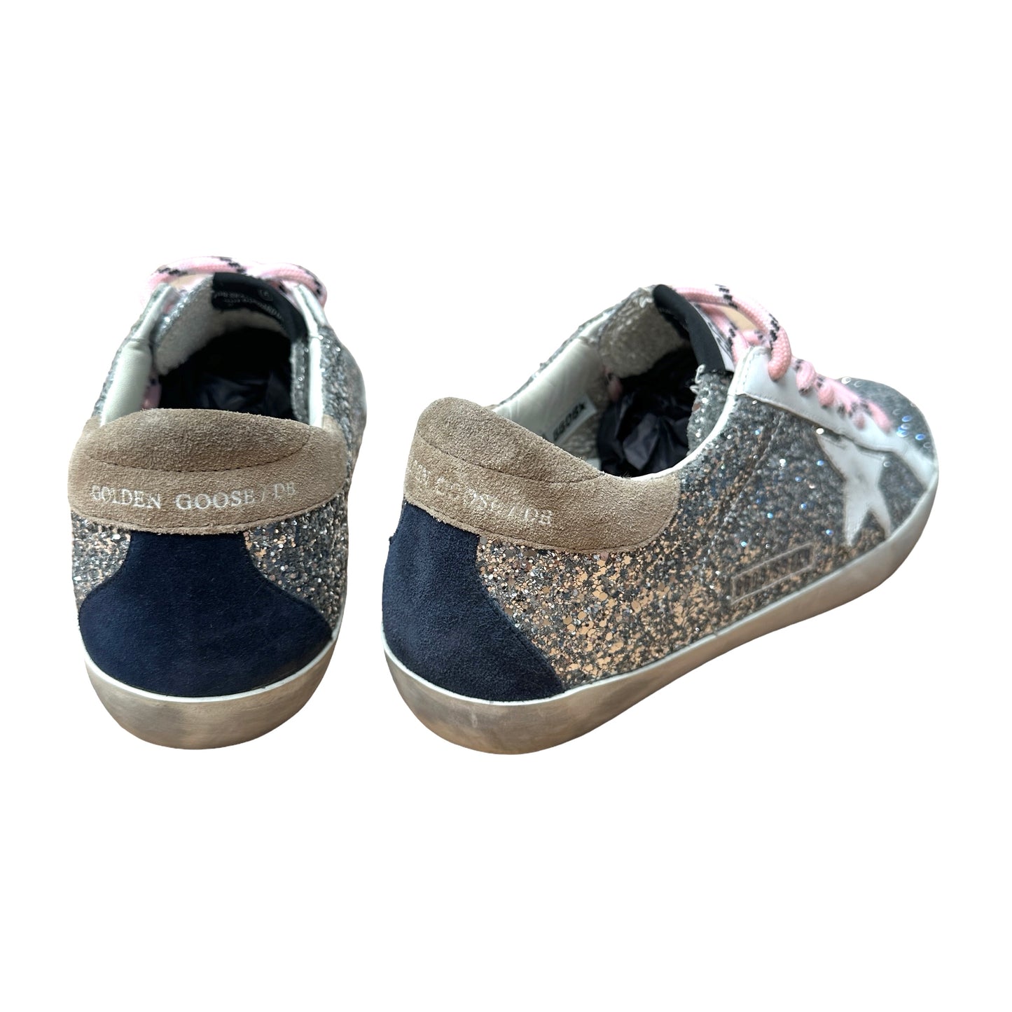 Silver Sparkles Sneakers - 9