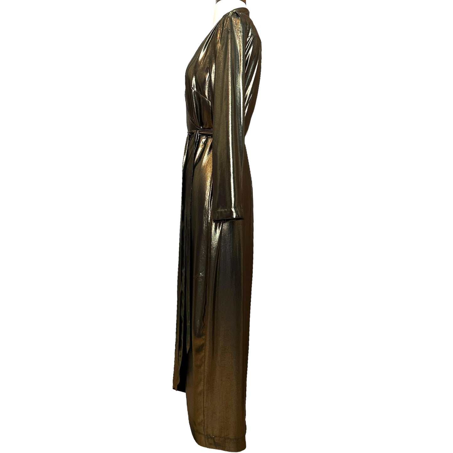 Gold Long Dress - M