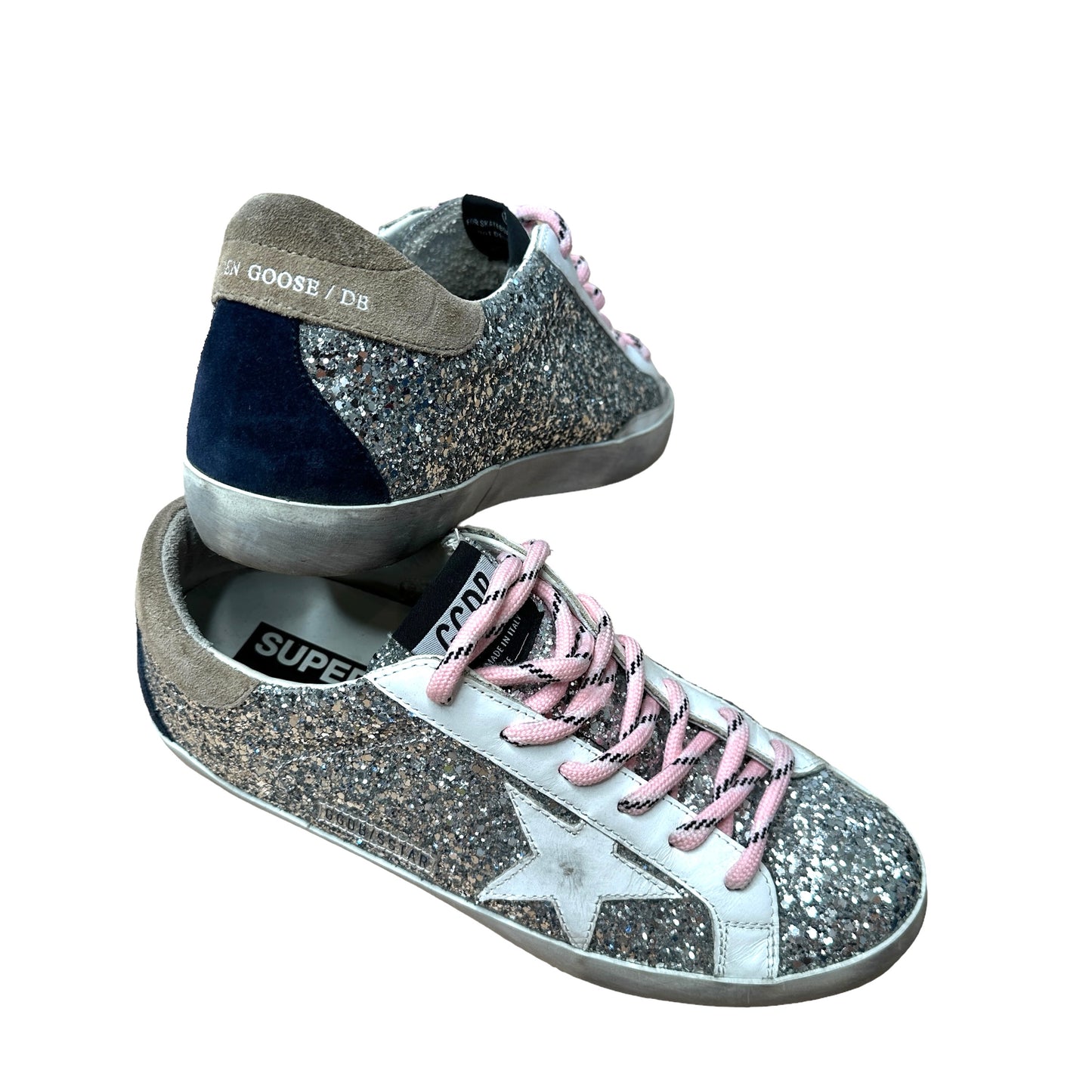 Silver Sparkles Sneakers - 9