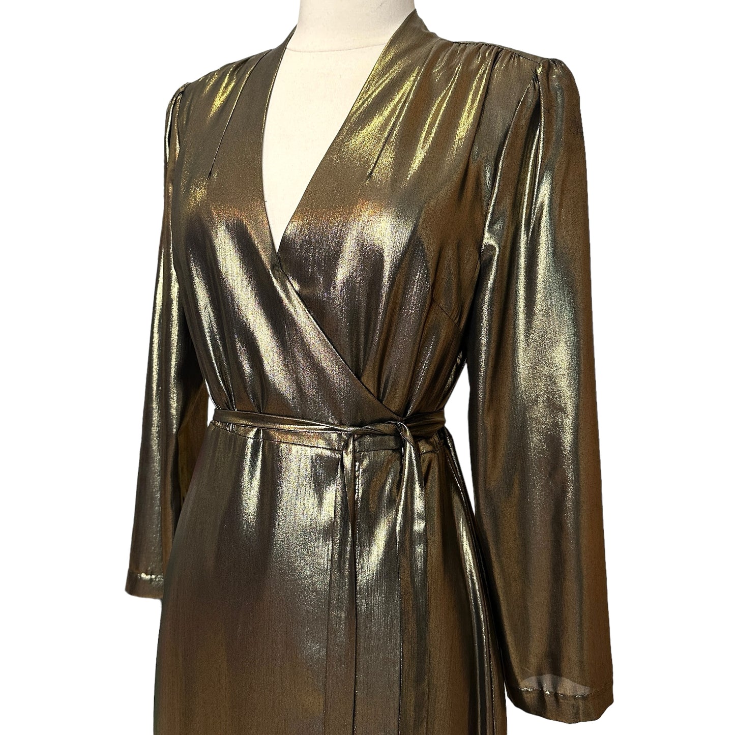 Gold Long Dress - M
