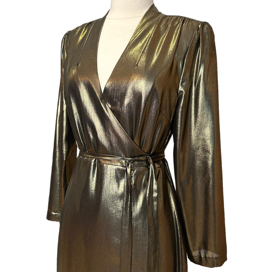 Gold Long Dress - M
