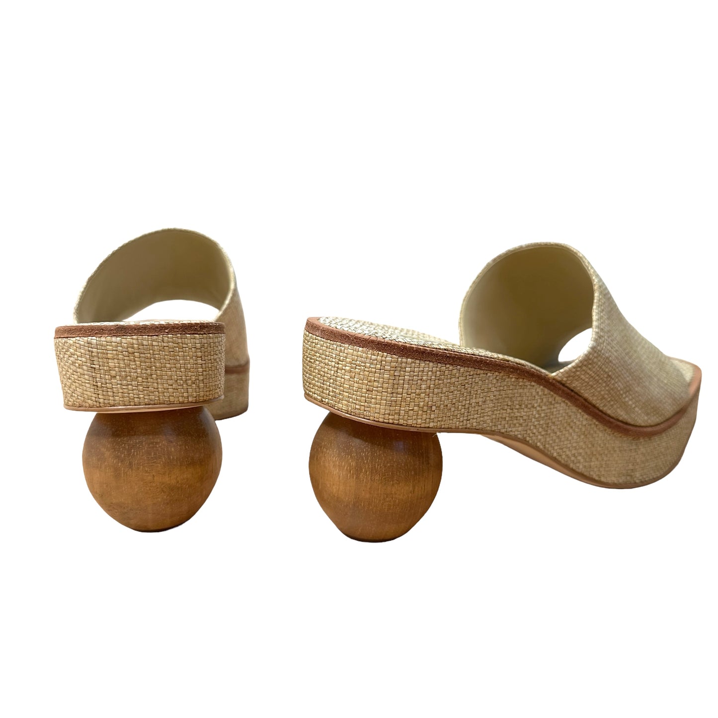 Raffia Platform Slides - 8.5