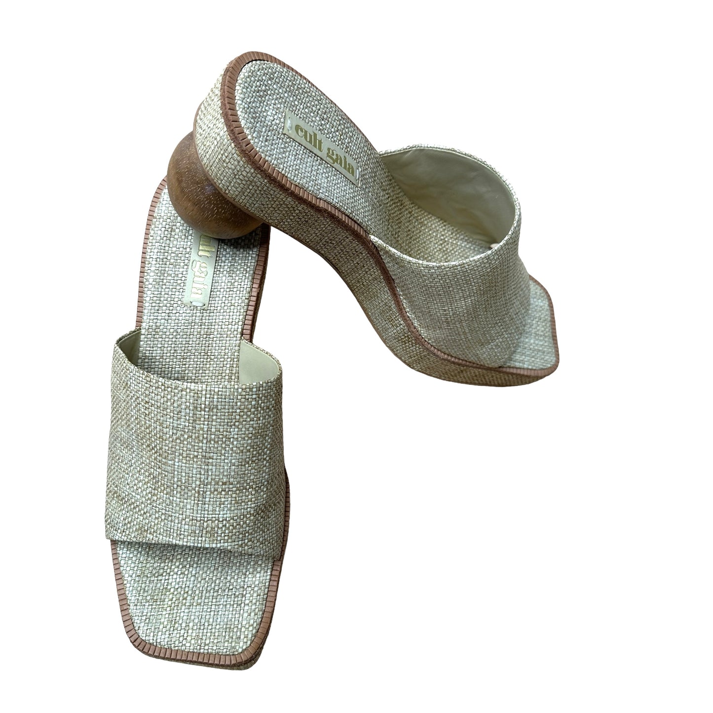 Raffia Platform Slides - 8.5