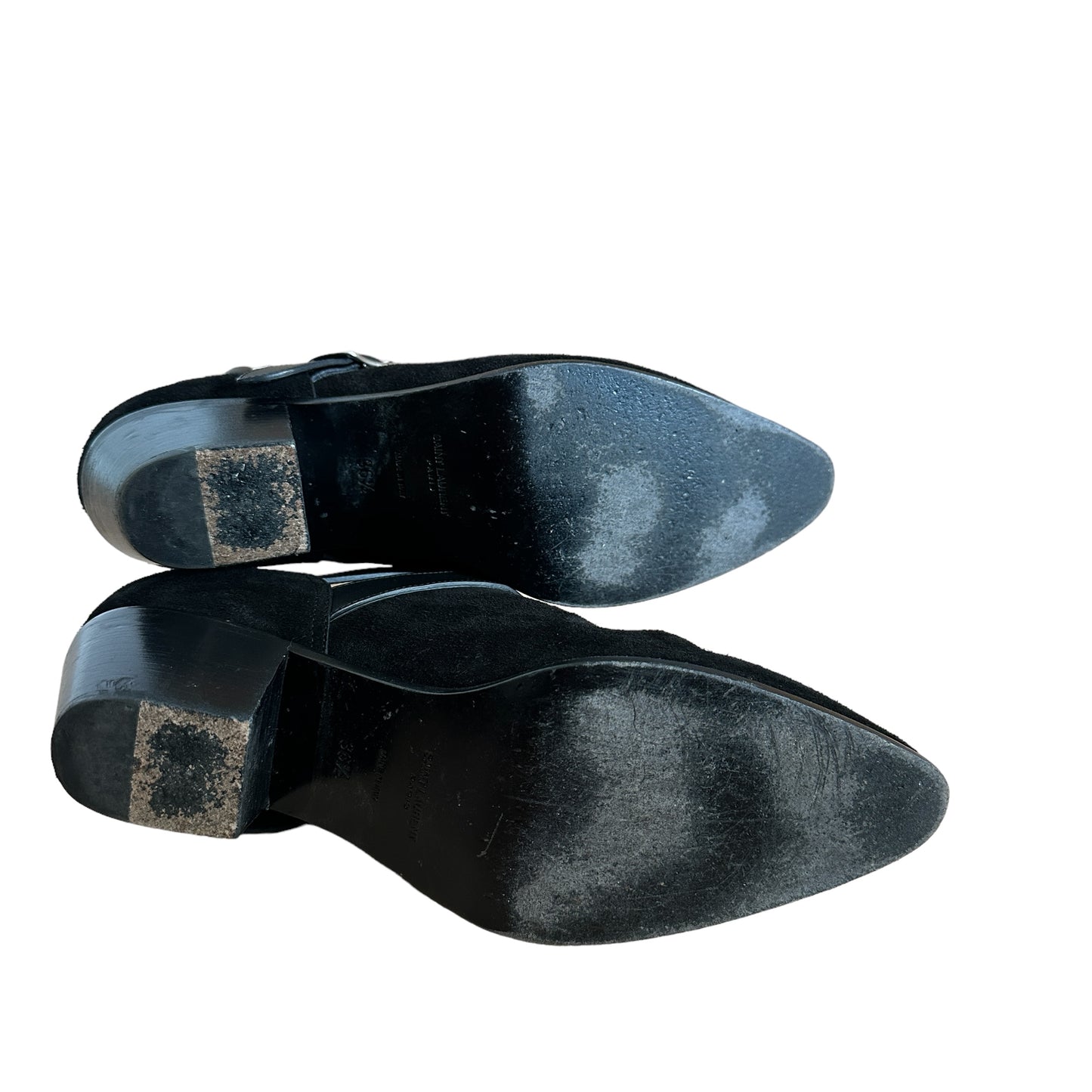 Black Cutout Ankle Boots - 6.5
