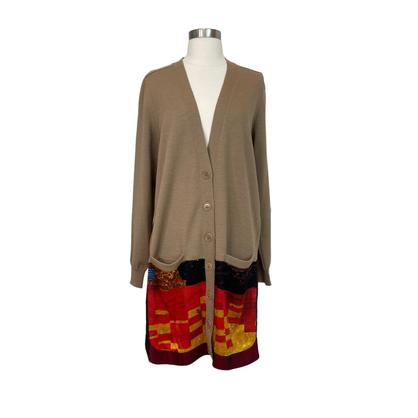 Camel Duster w/Silk - S
