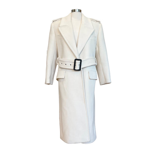 White Trench Coat - S