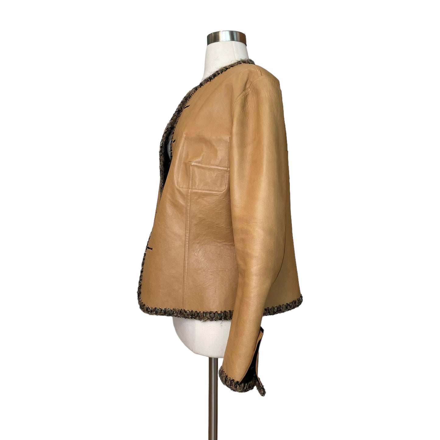 Reversible Leather Jacket - L