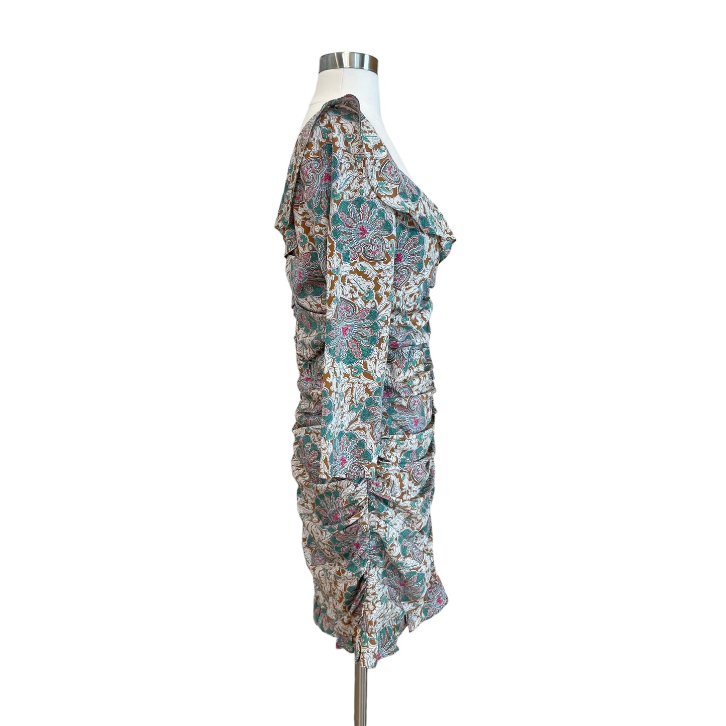 Paisley Long Sleeve Dress - 10