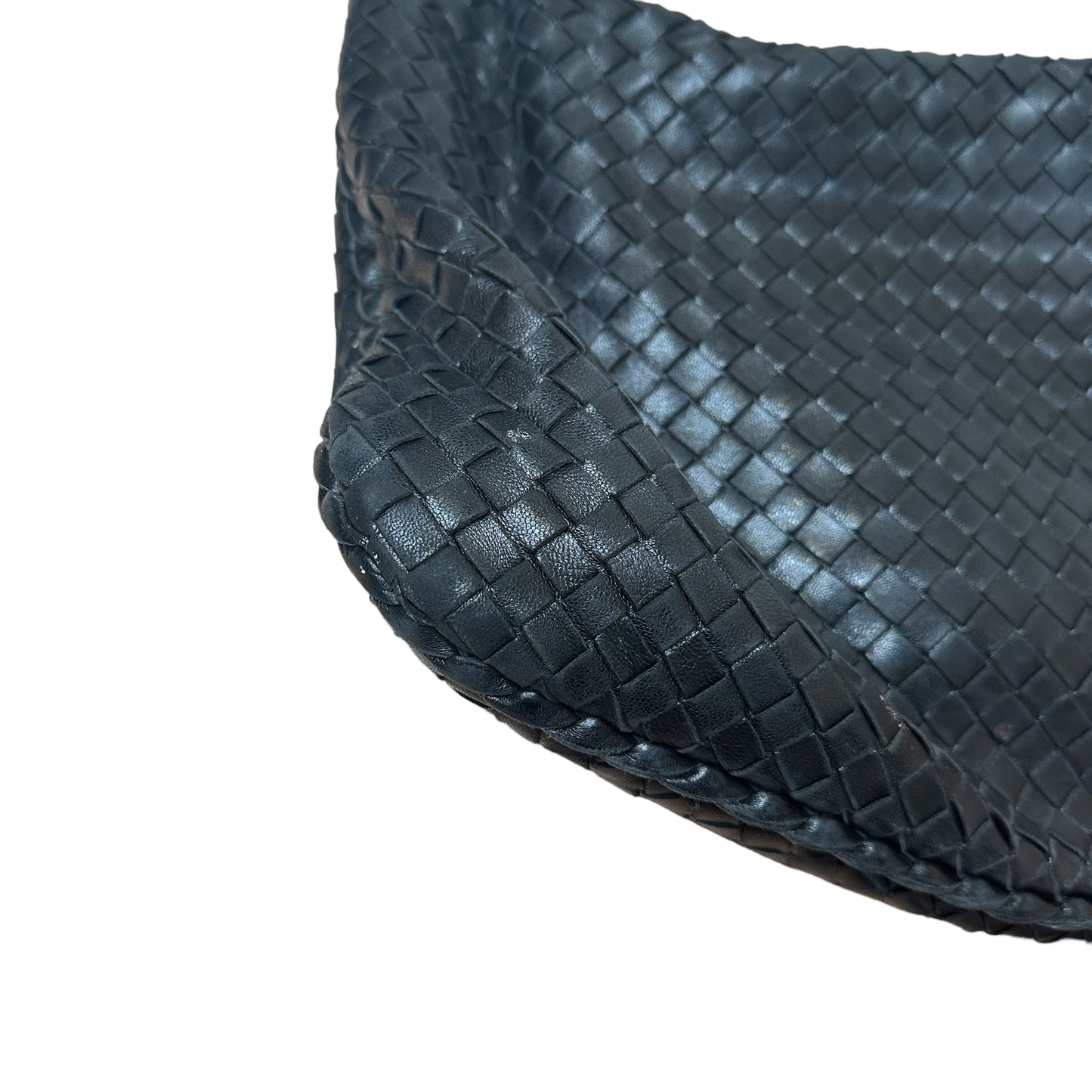 Black Intrecciato Hobo Bag