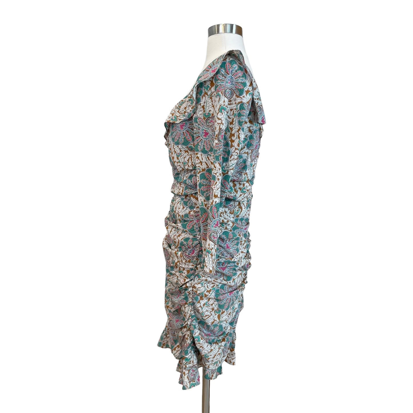 Paisley Long Sleeve Dress - 10