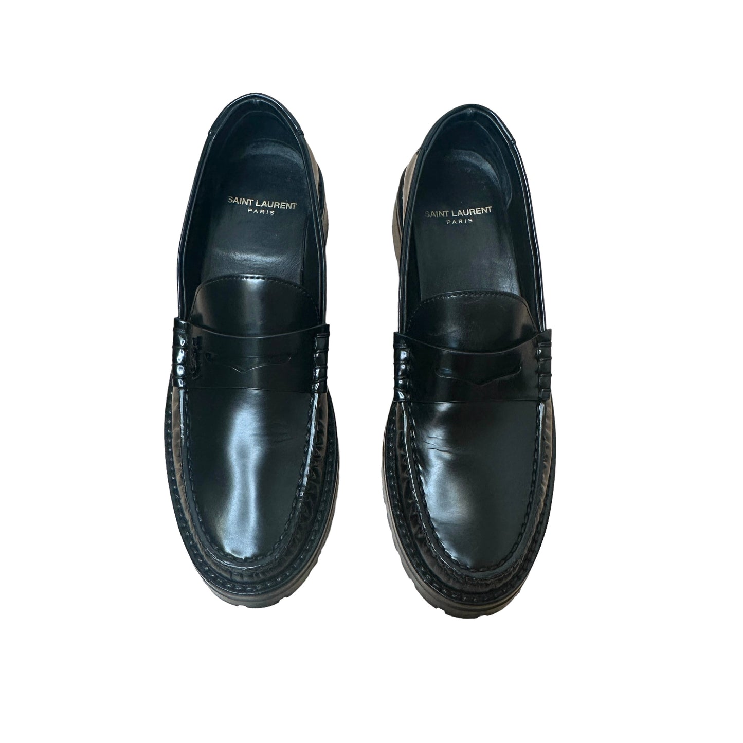 Black Logo Loafers - 7