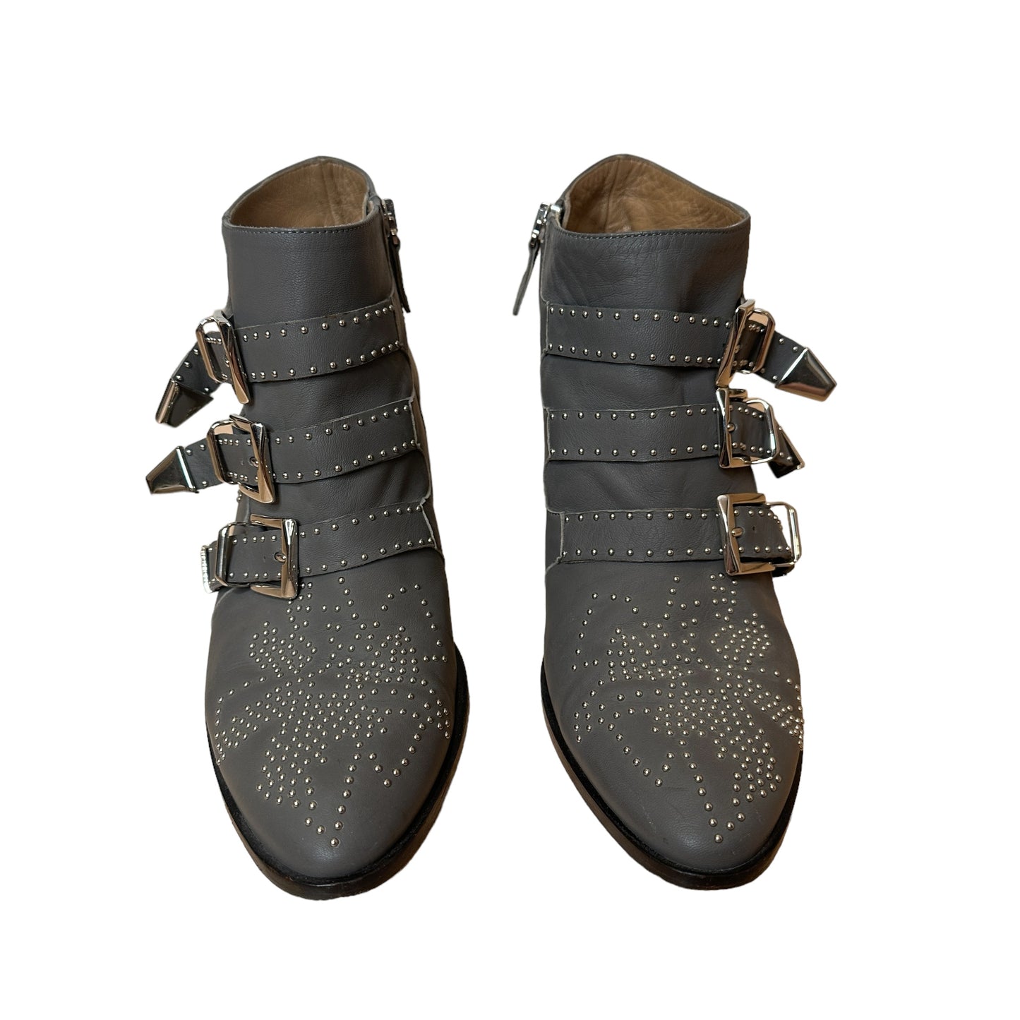 Grey & Silver Susanna Boots - 8