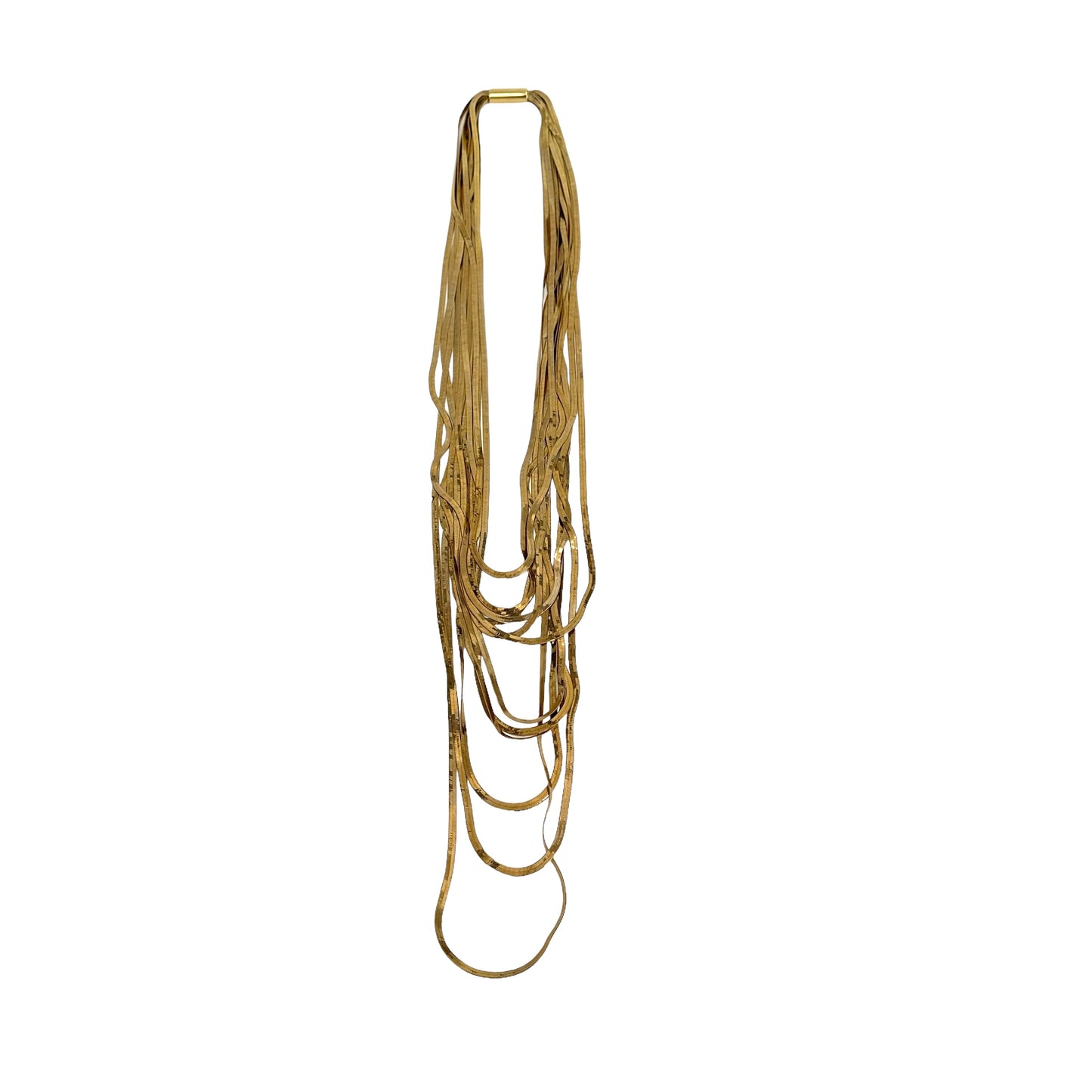 Gold Plated Multi Layered Necklace