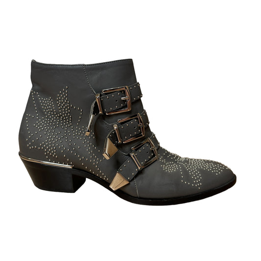 Grey & Silver Susanna Boots - 8