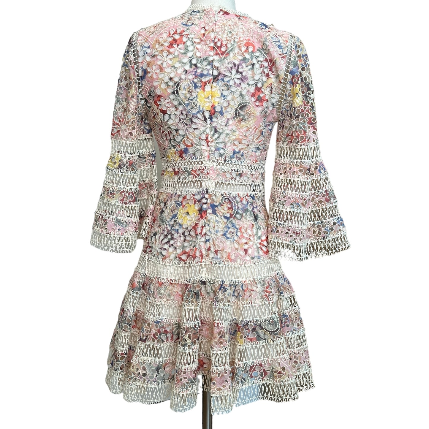 Floral & Lace Dress - 1