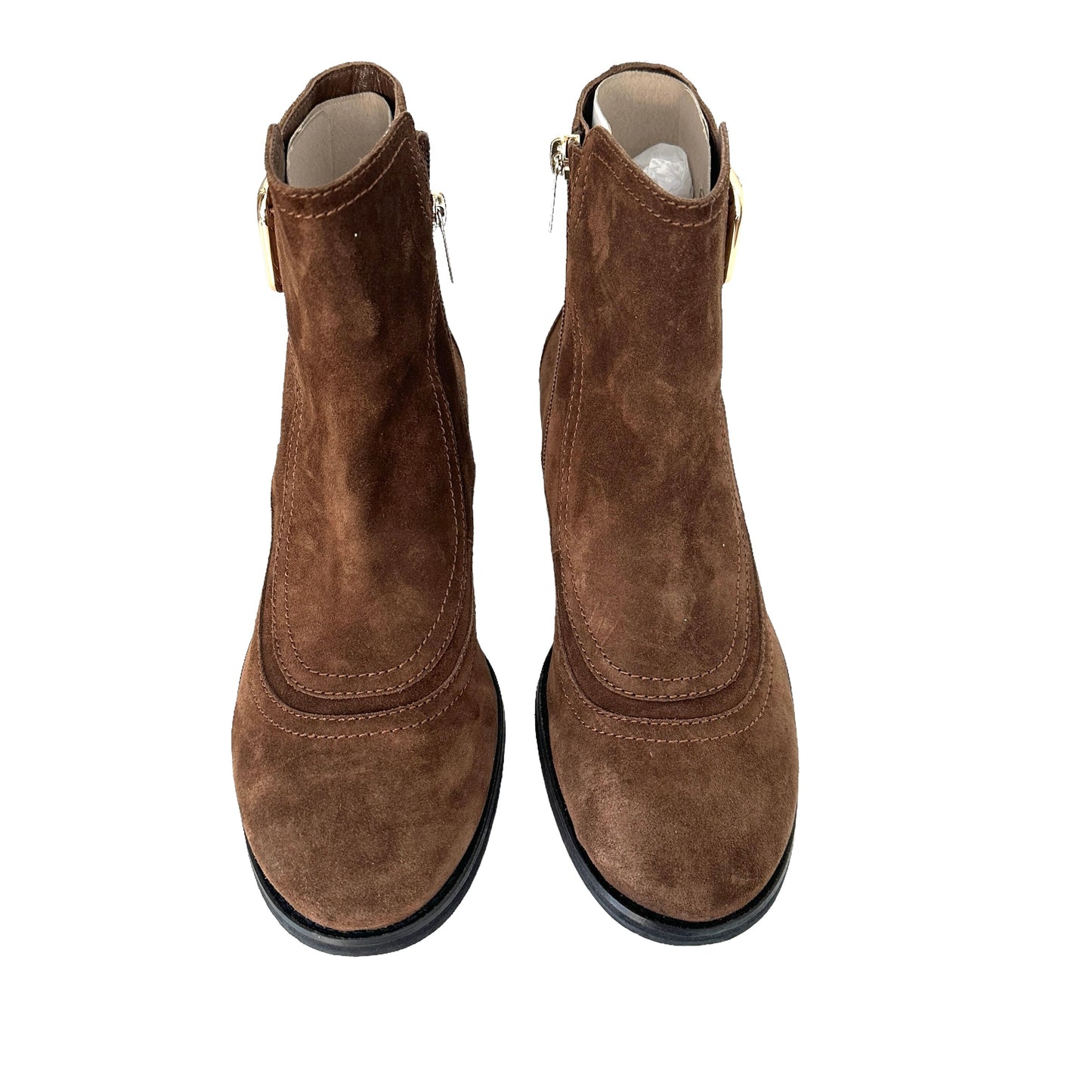 Brown Suede Boots - 9