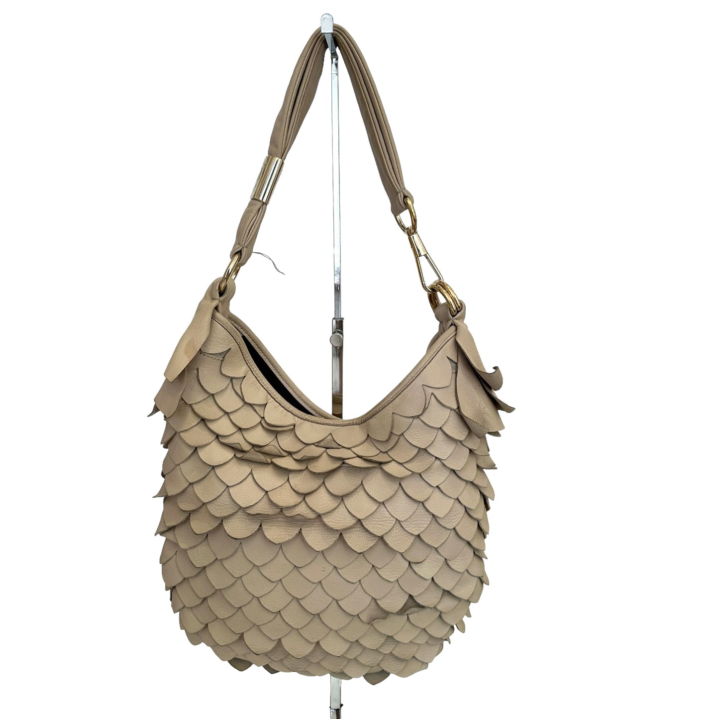 Vintage Cream Hobo Bag