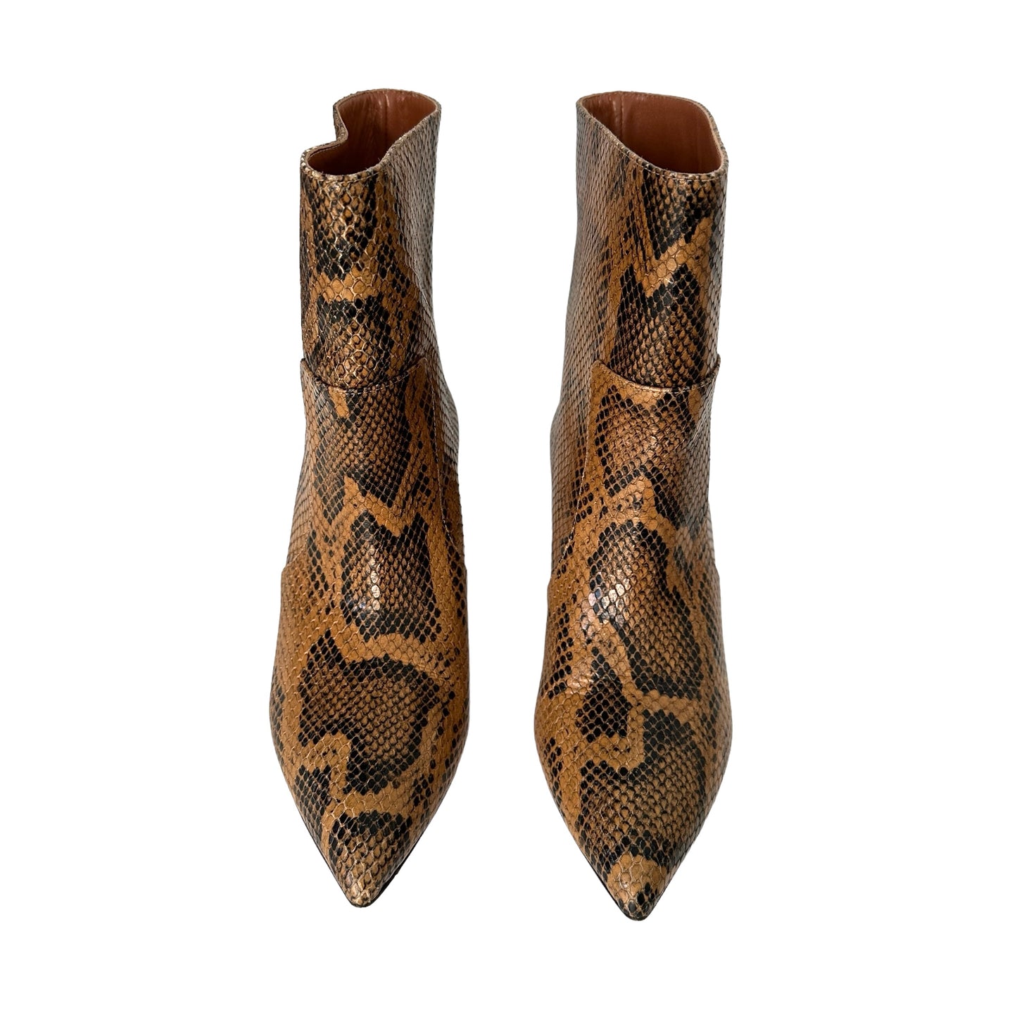 Python Brown Boots - 7.5