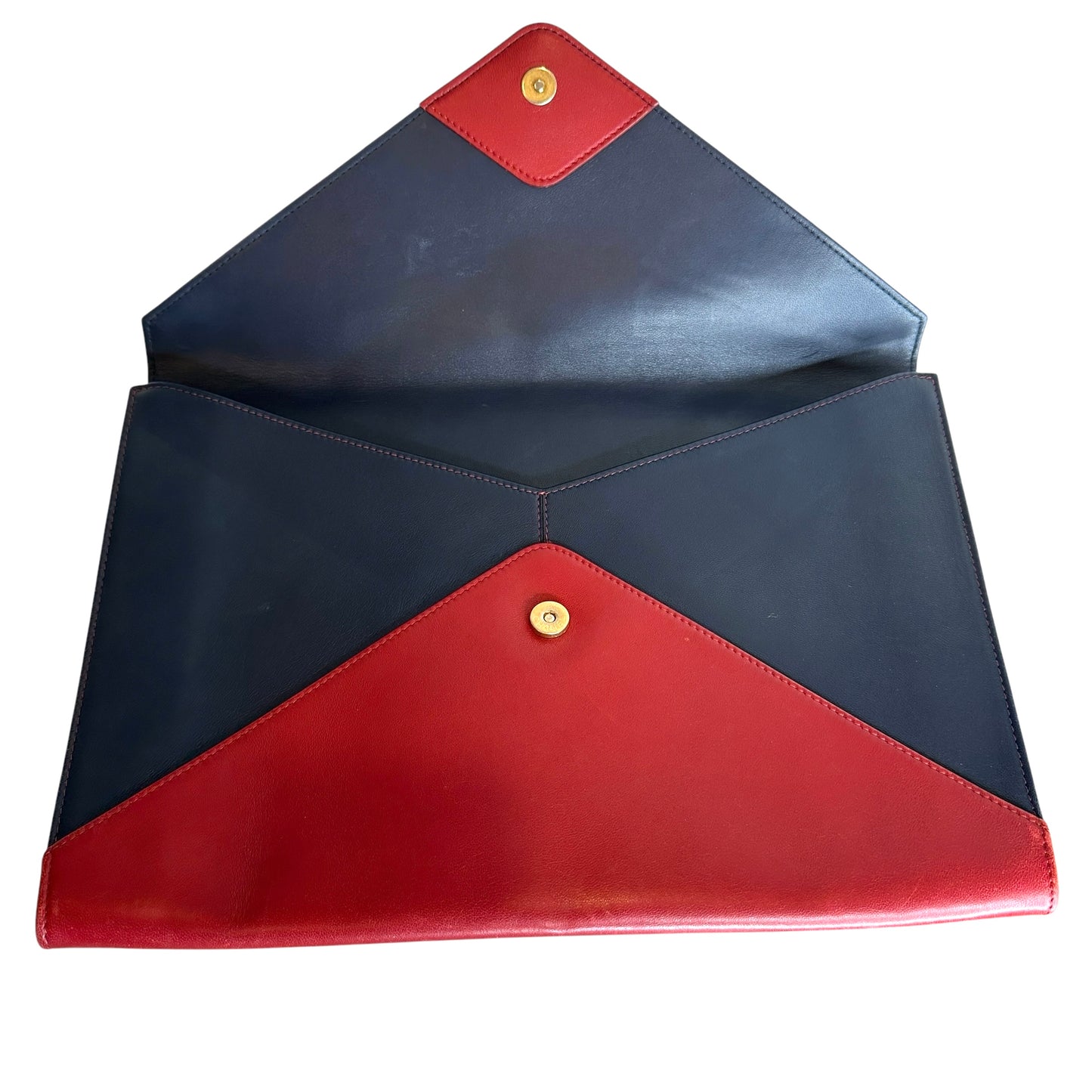 Red & Navy Clutch