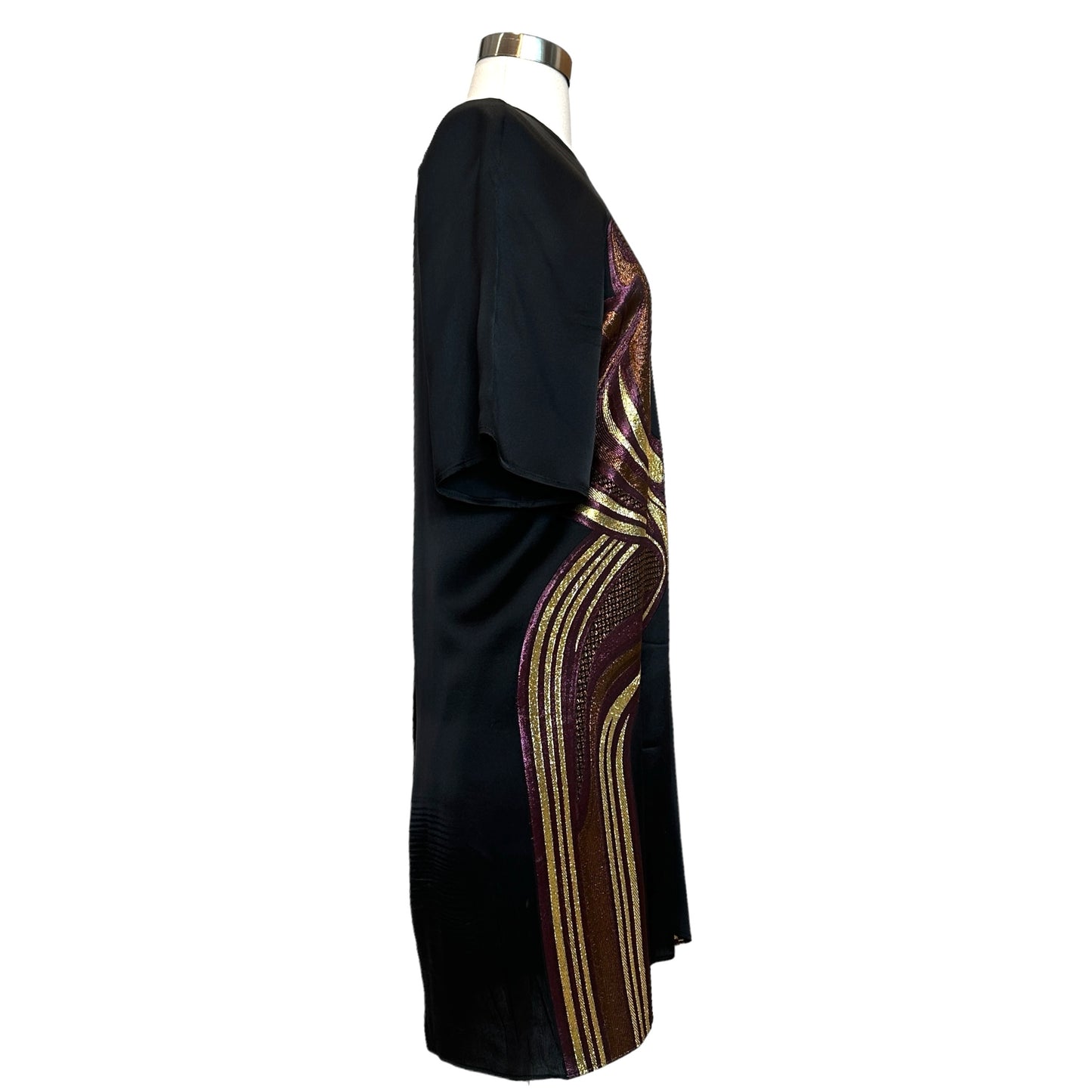 Metallic Shift Dress - M