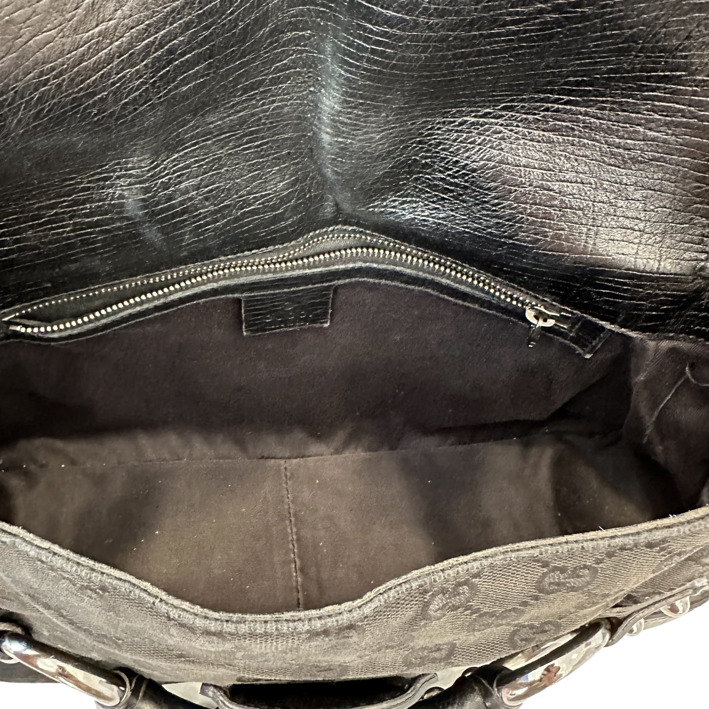 Vintage Black Monogram Bag