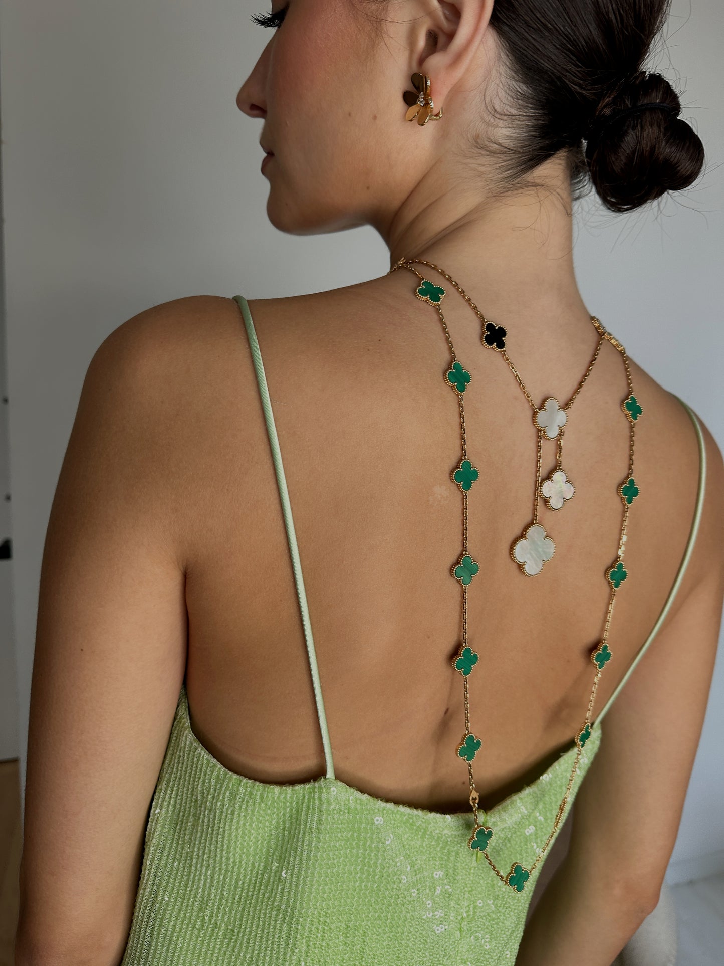 Vintage Alhambra long necklace, 20 motifs