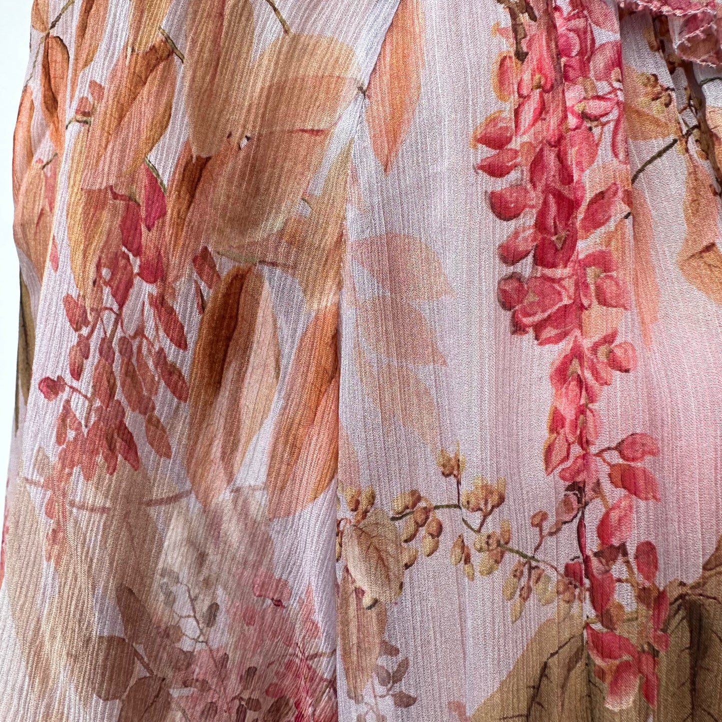 Floral Silk Blouse - S/M