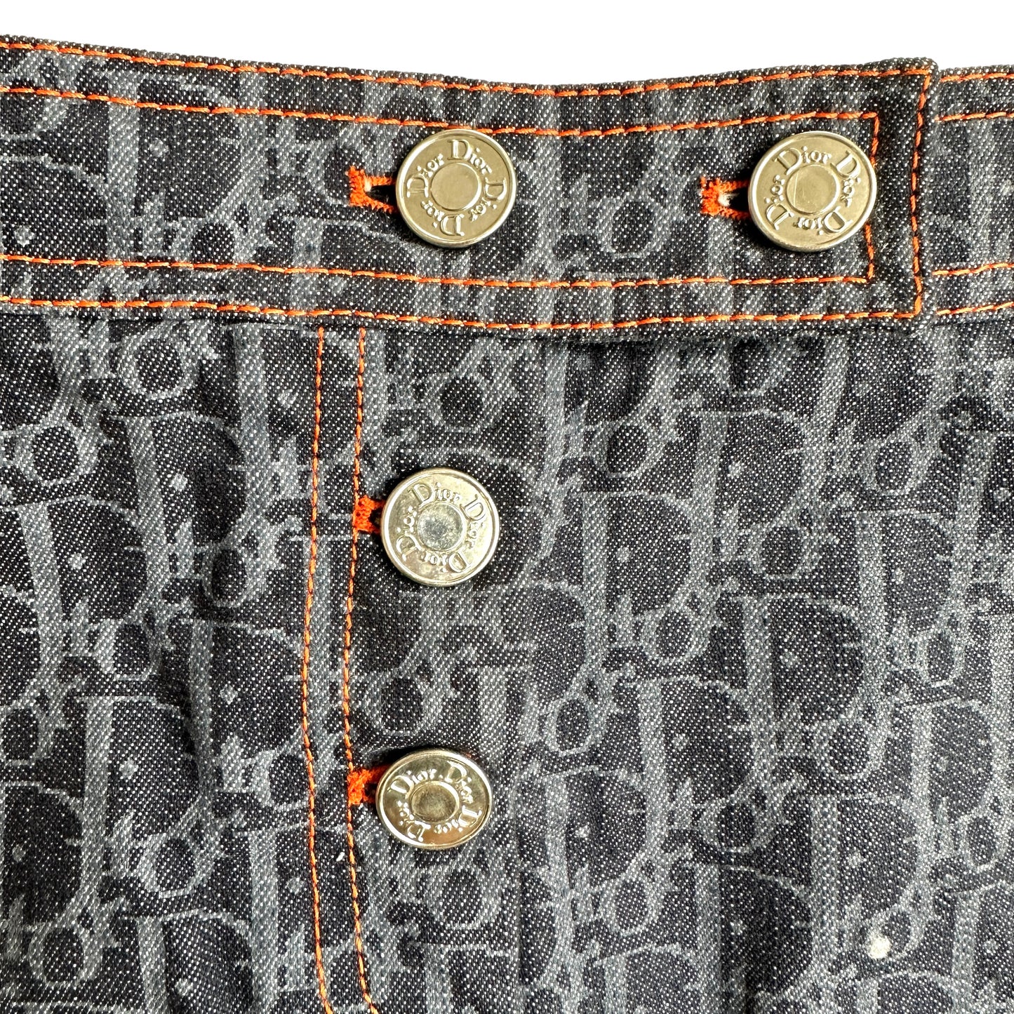 Vintage Logo Denim Skirt - 6