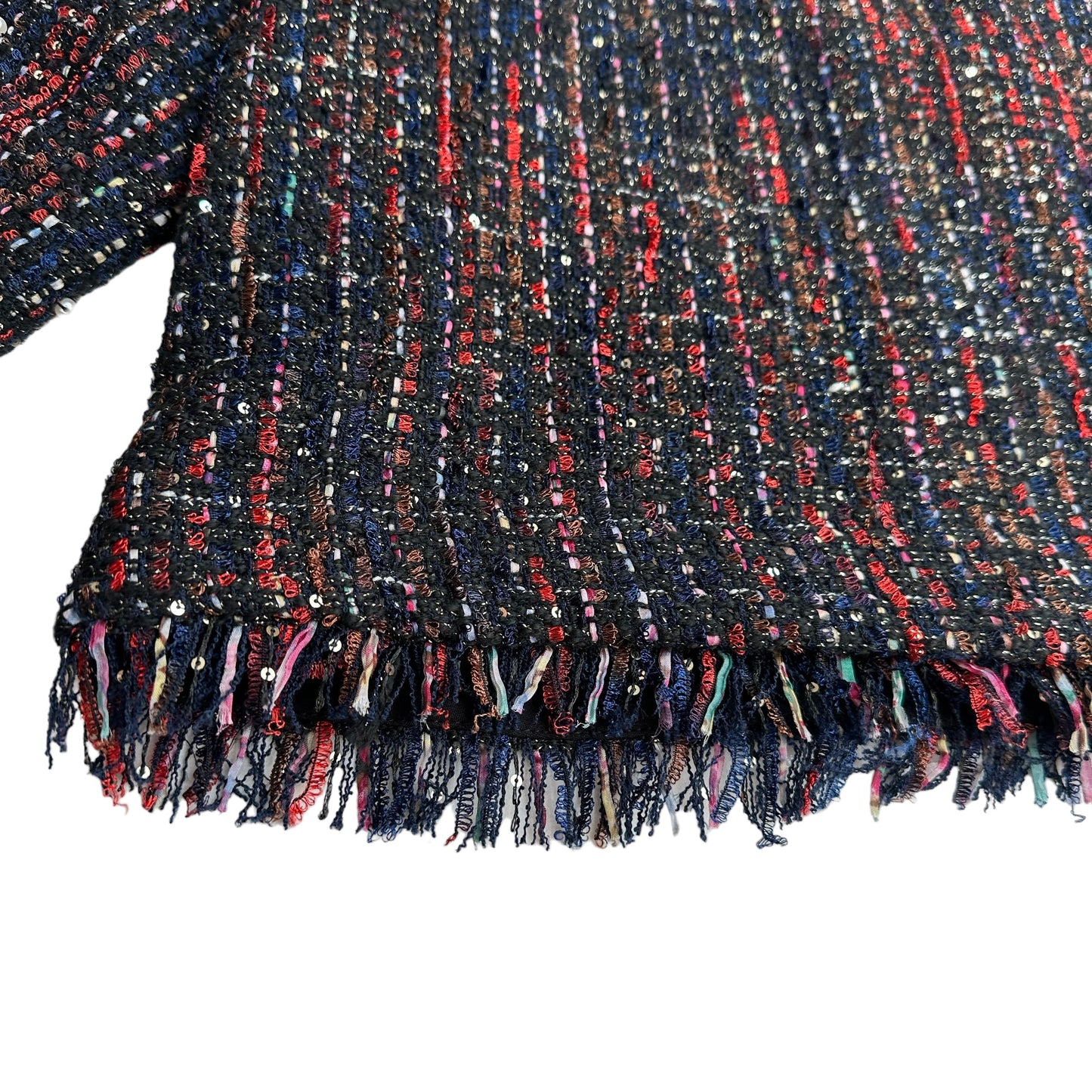 Rhinestones Tweed Blazer - L